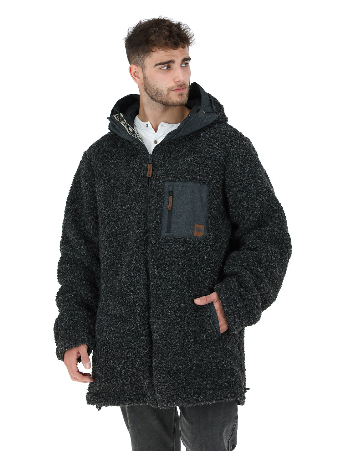 Chaqueta Camaleon I Hombre - Negro - Negro Jaspeado