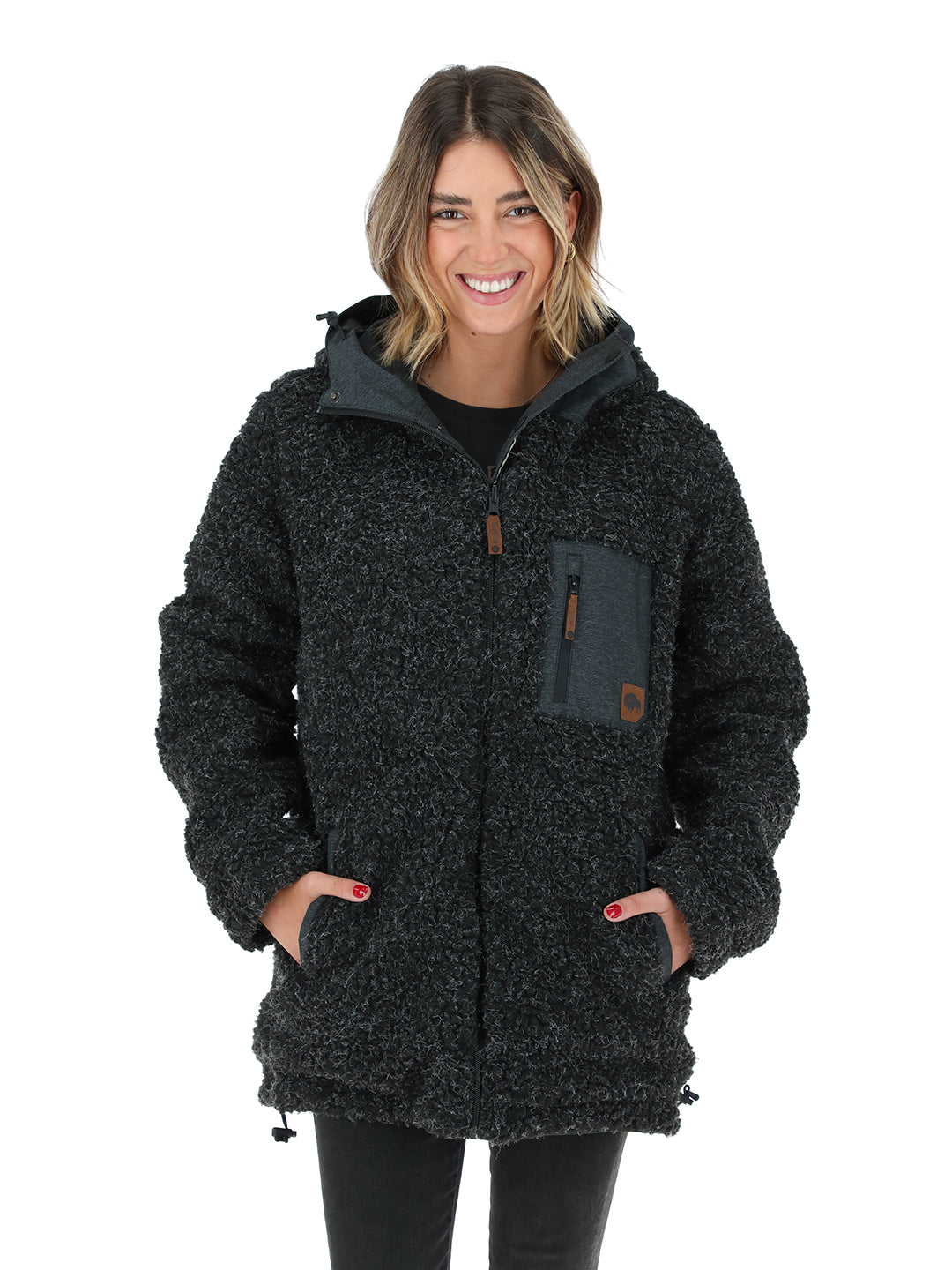 Chaqueta Camaleon I Mujer - Negro - Negro Jaspeado