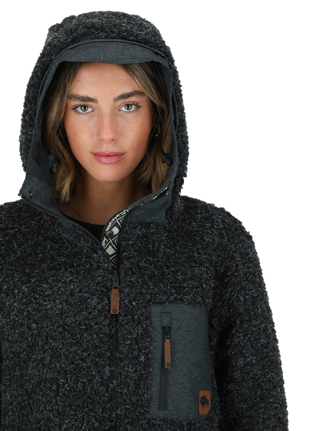 Chaqueta Camaleon I Mujer - Negro - Negro Jaspeado