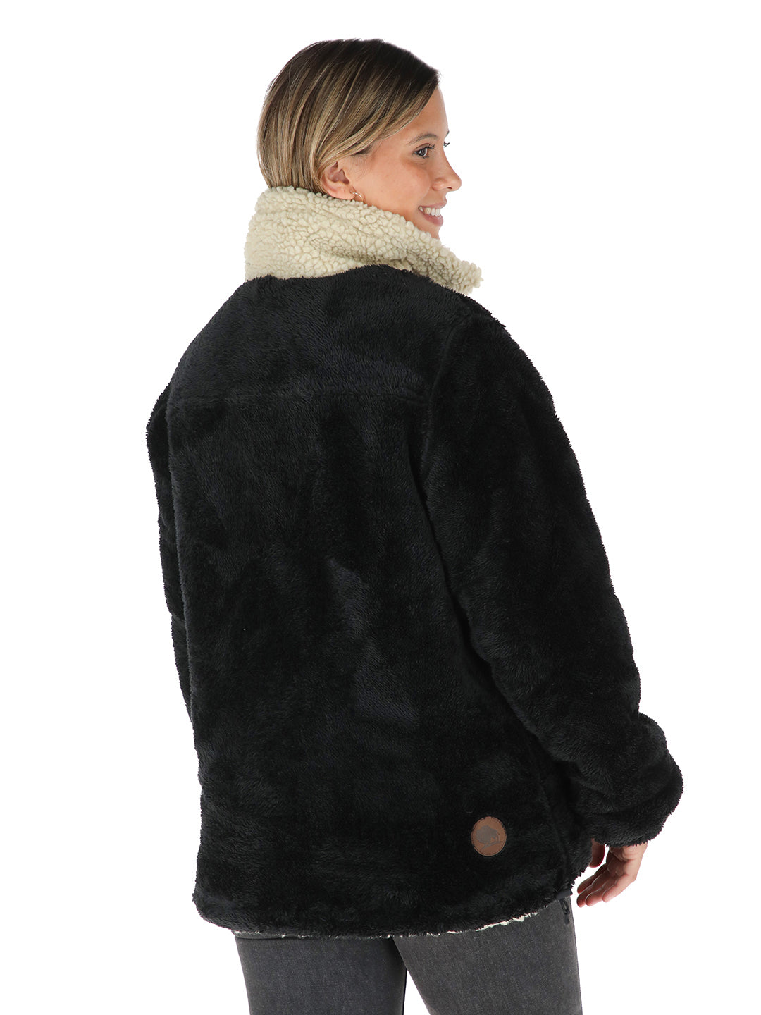Chaqueta Chepu Mujer - Beige - Negro
