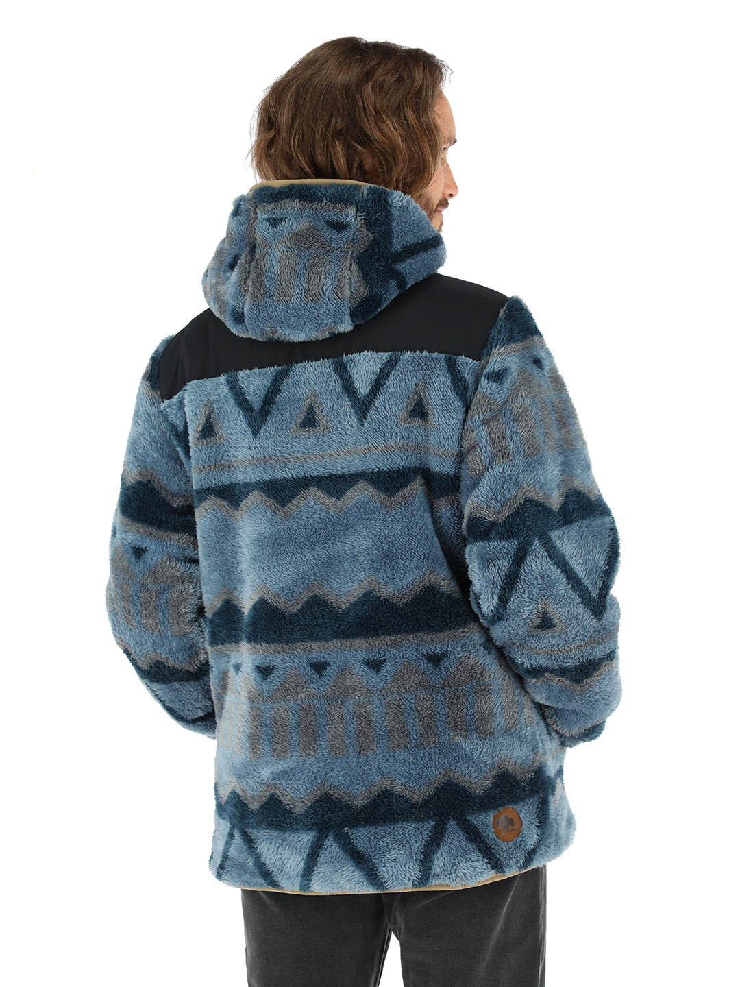 Chaqueta Chipodos Hombre - Lana Jaspeado - Diseño Azul