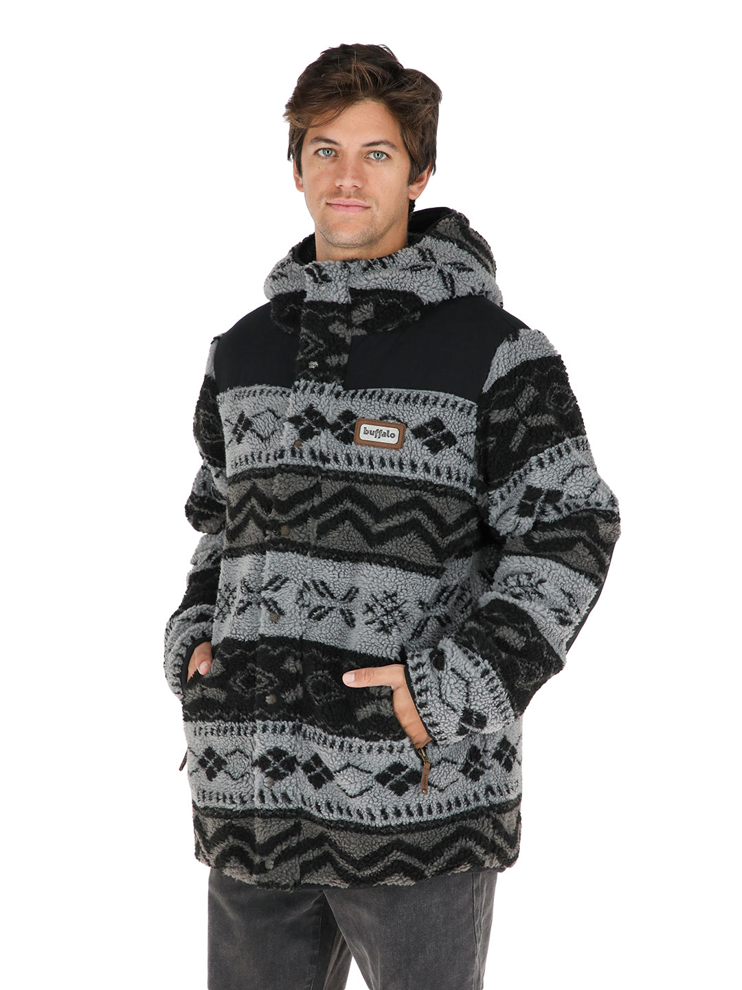 Chaqueta Chipodos Print Hombre - Gris - Marengo Jaspeado