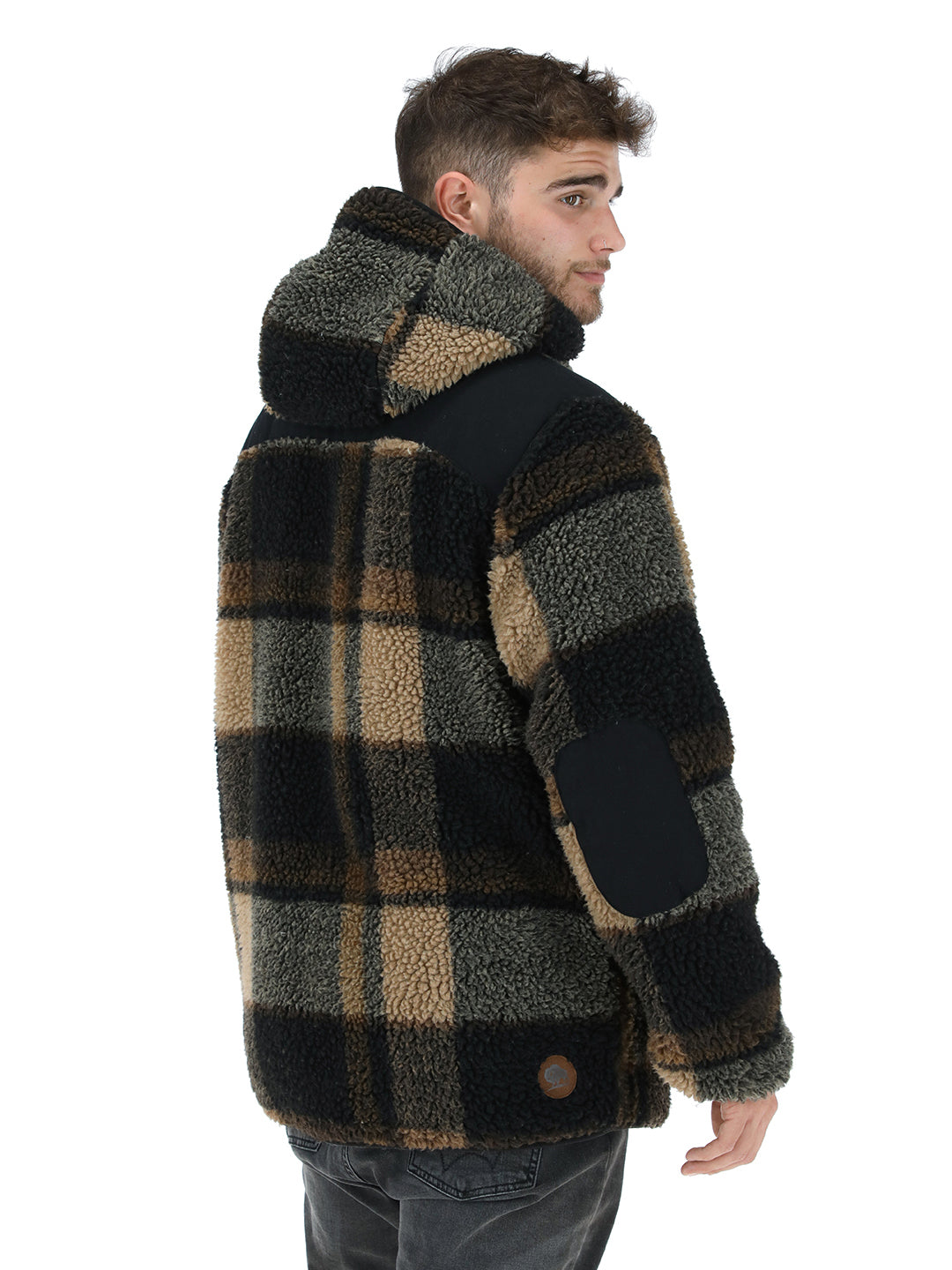 Chaqueta Chipodos Print Hombre - Negro - Marengo Jaspeado