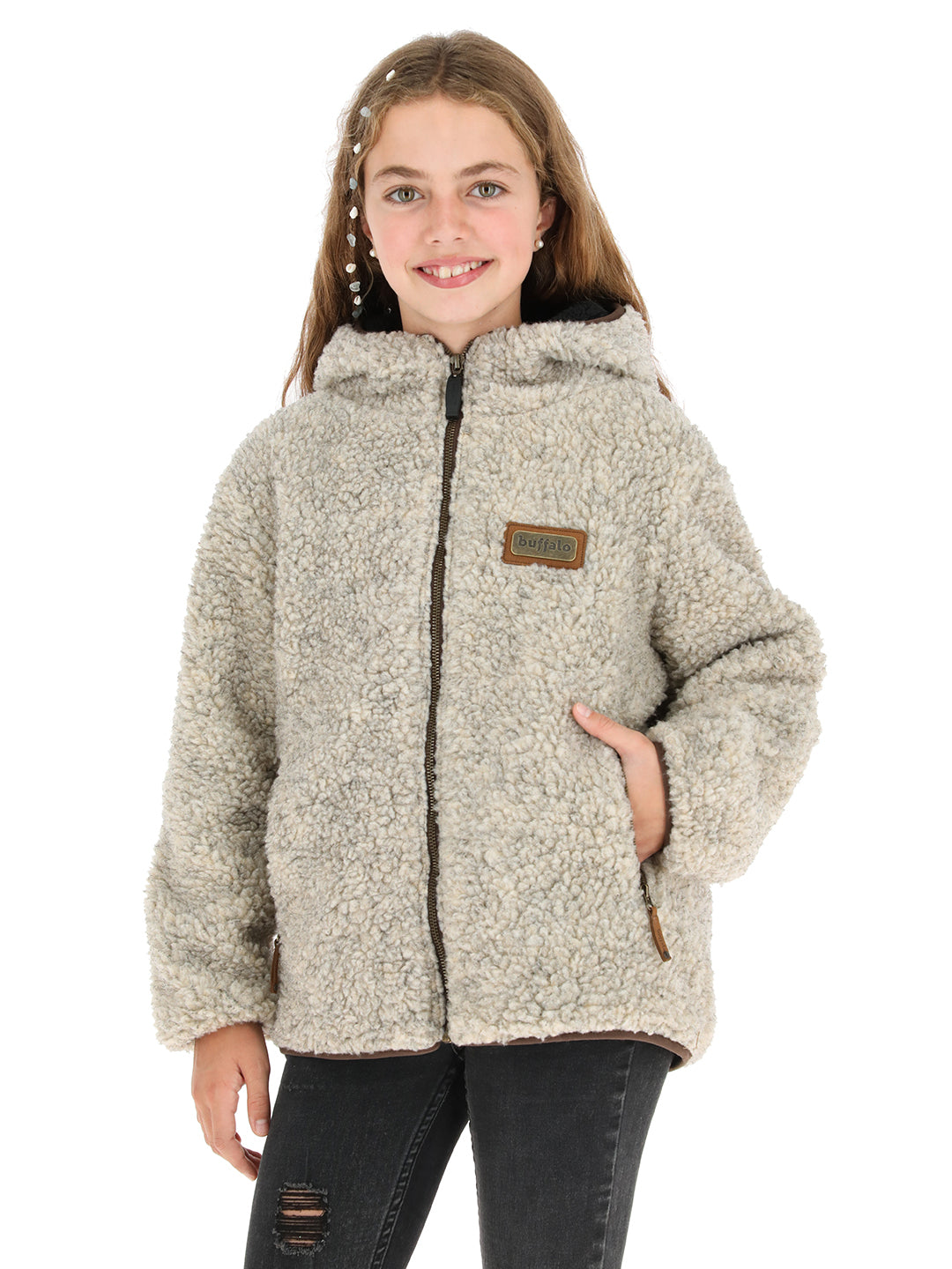 Chaqueta Chiporro Niños - Lana Jaspeado