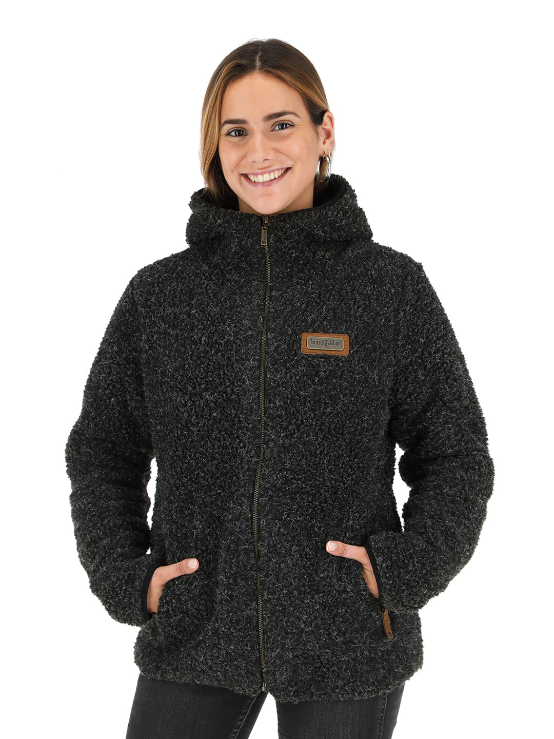 Chaqueta Chiporro Mujer - Negro Jaspeado