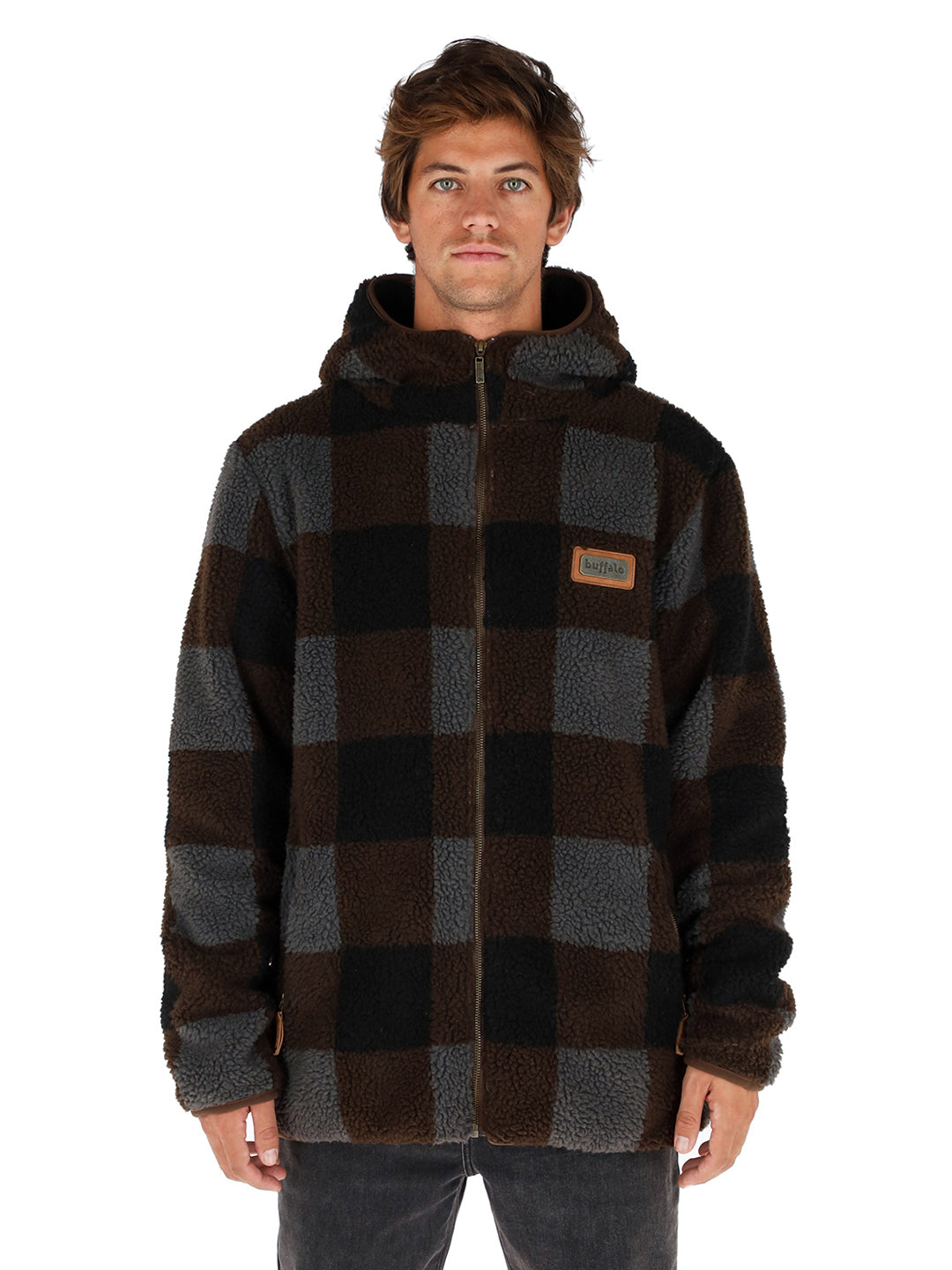 Chaqueta Chiporro Print Hombre - Cafe