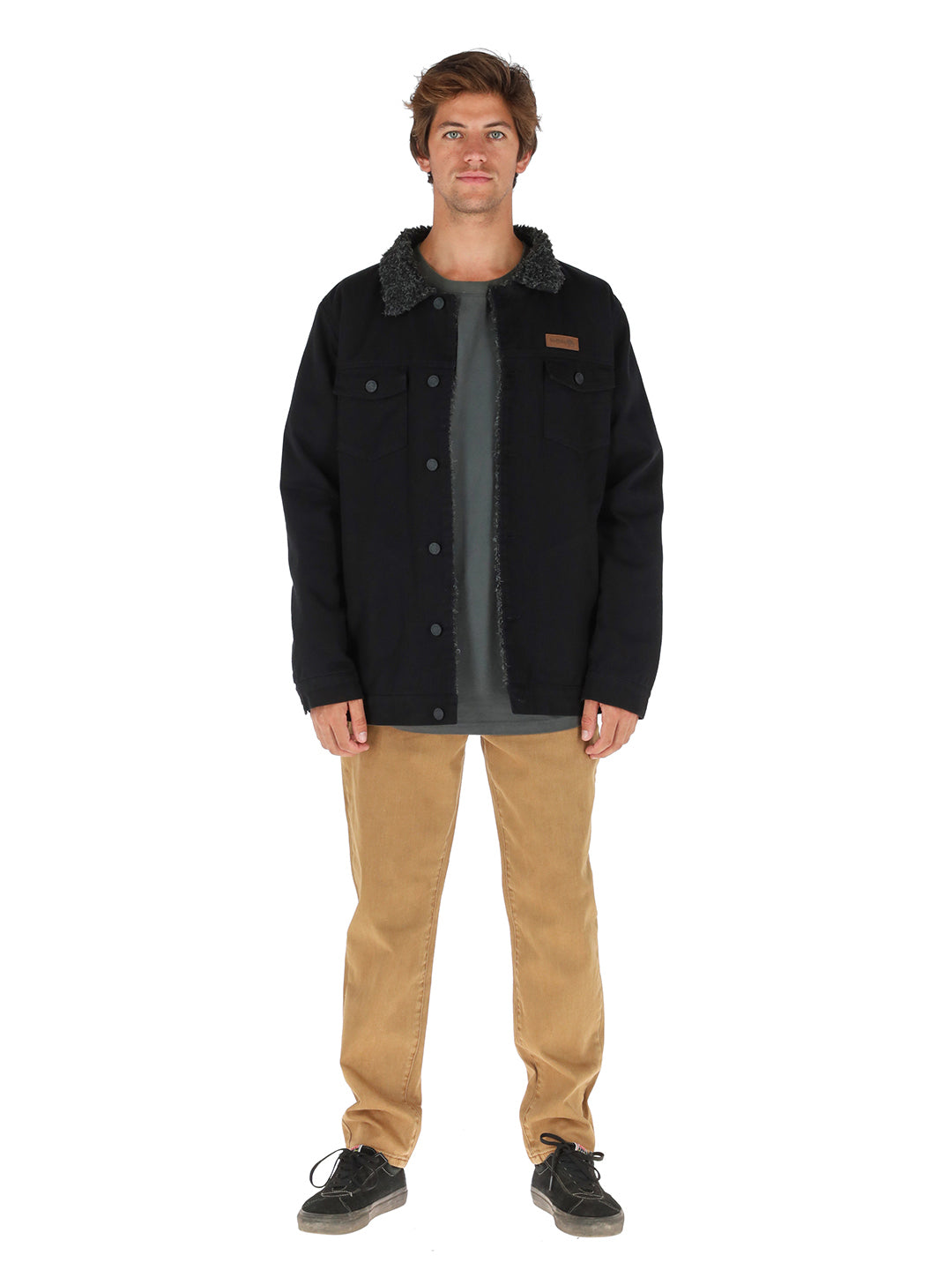 Chaqueta Foresta Hombre - Negro - Negro Jaspeado