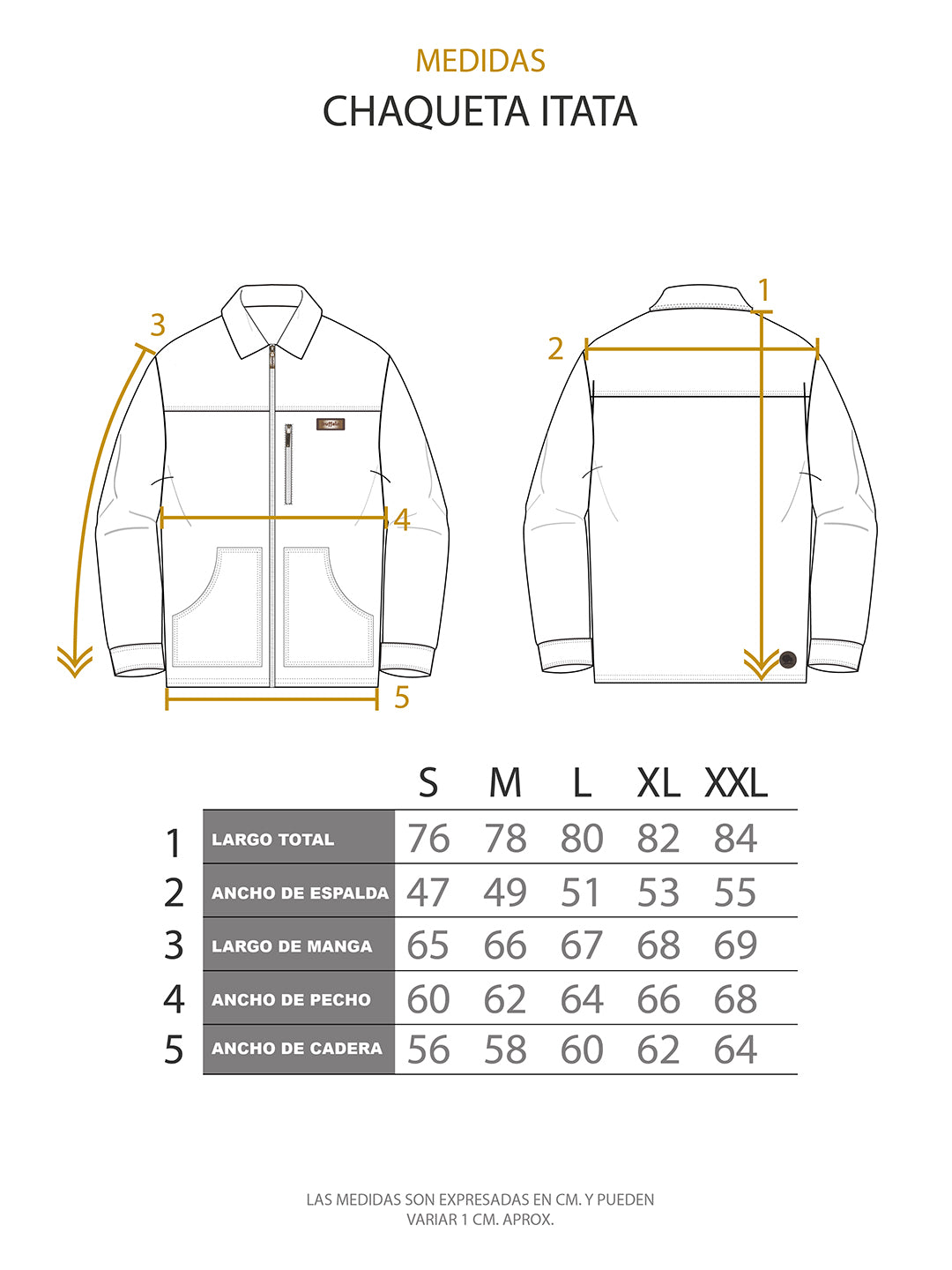 Chaqueta Itata Hombre - Verde