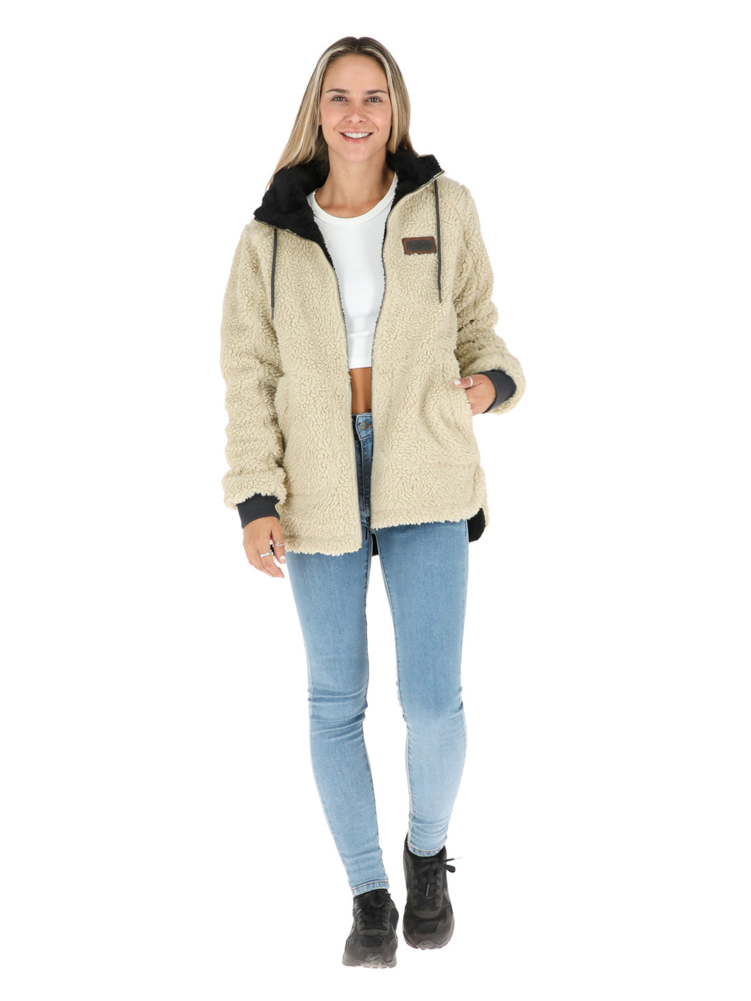 Chaqueta Lemu Mujer - Crudo