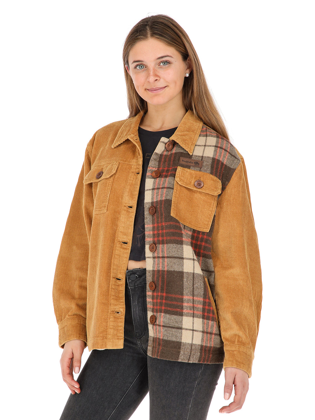 Chaqueta Mocho Mujer - Mostaza