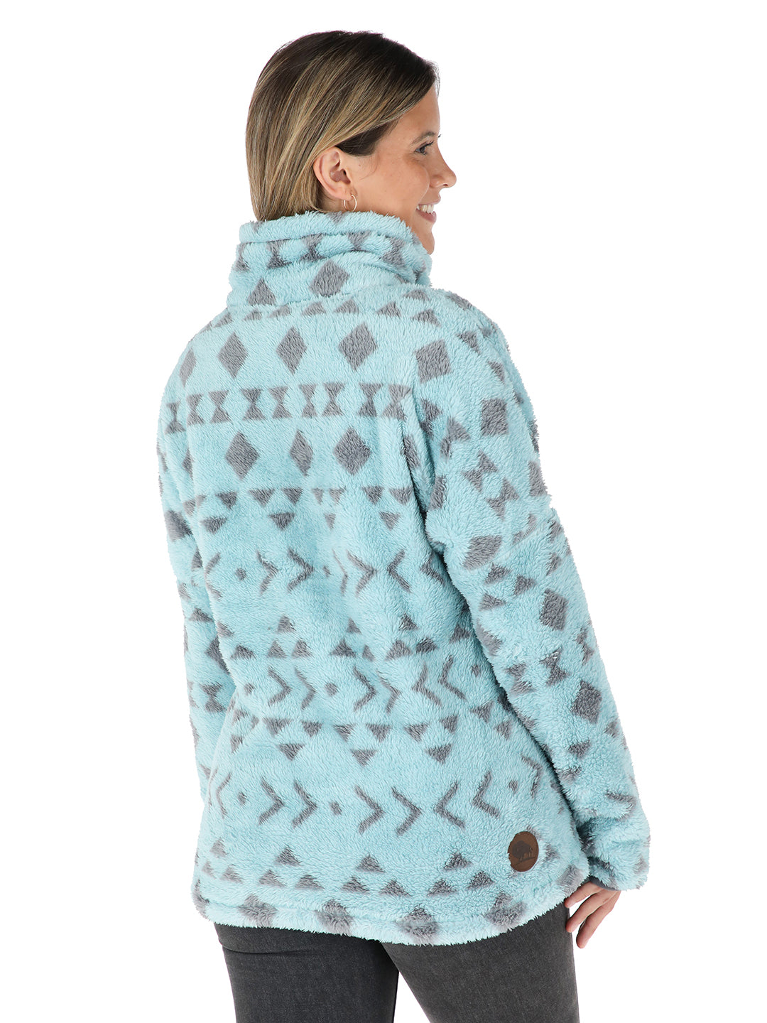 Chaqueta Nomada Print Mujer - Celeste