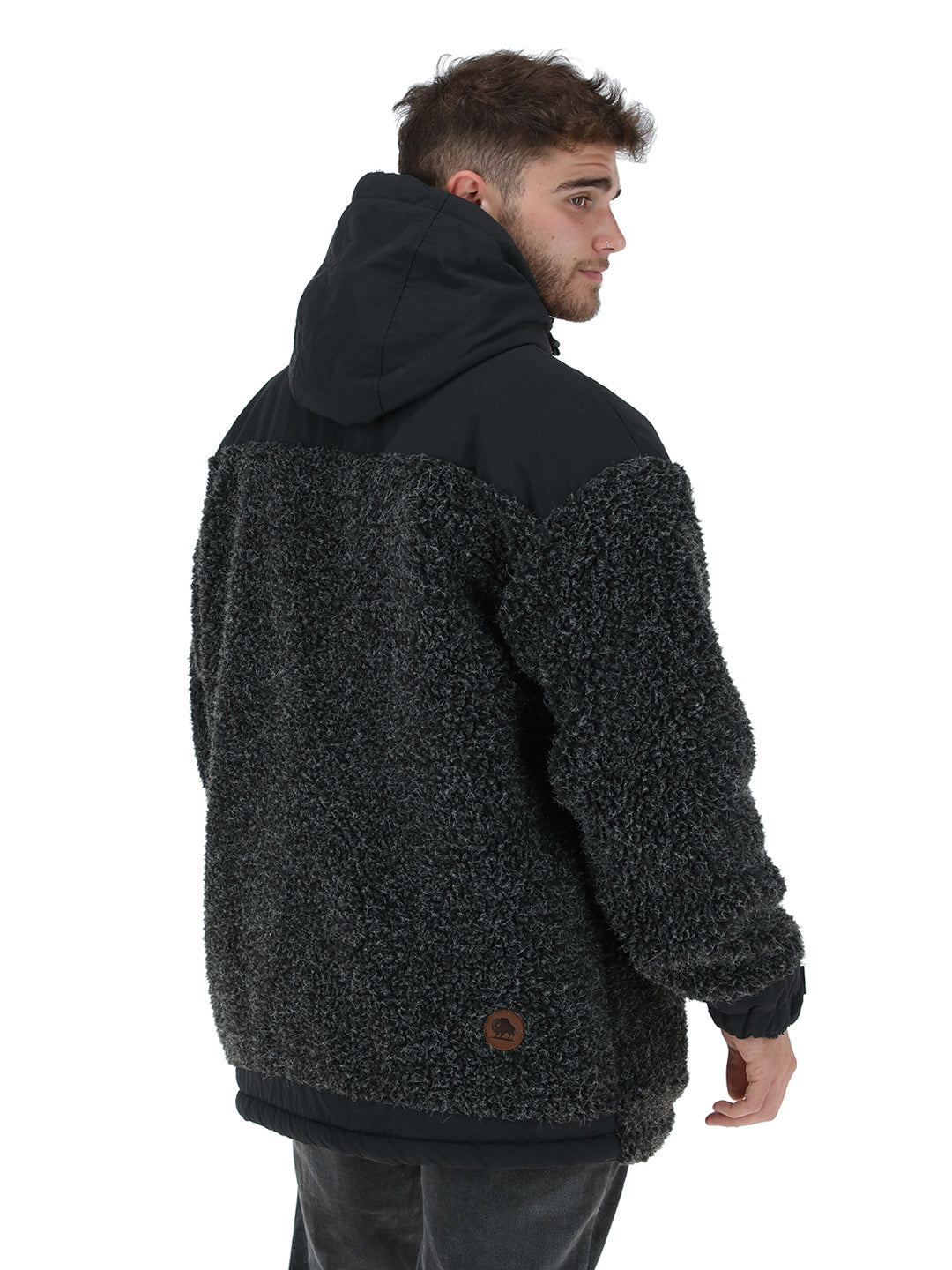 Chaqueta Papua Hombre - Negro Jaspeado