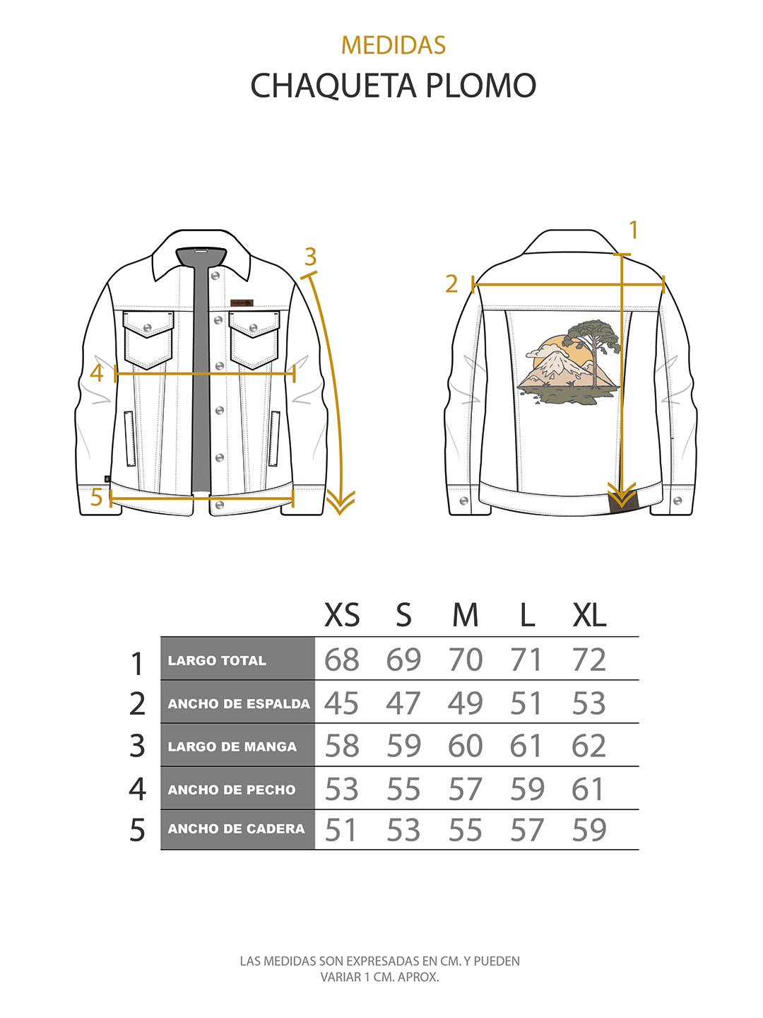 Chaqueta Plomo Mujer - Celeste