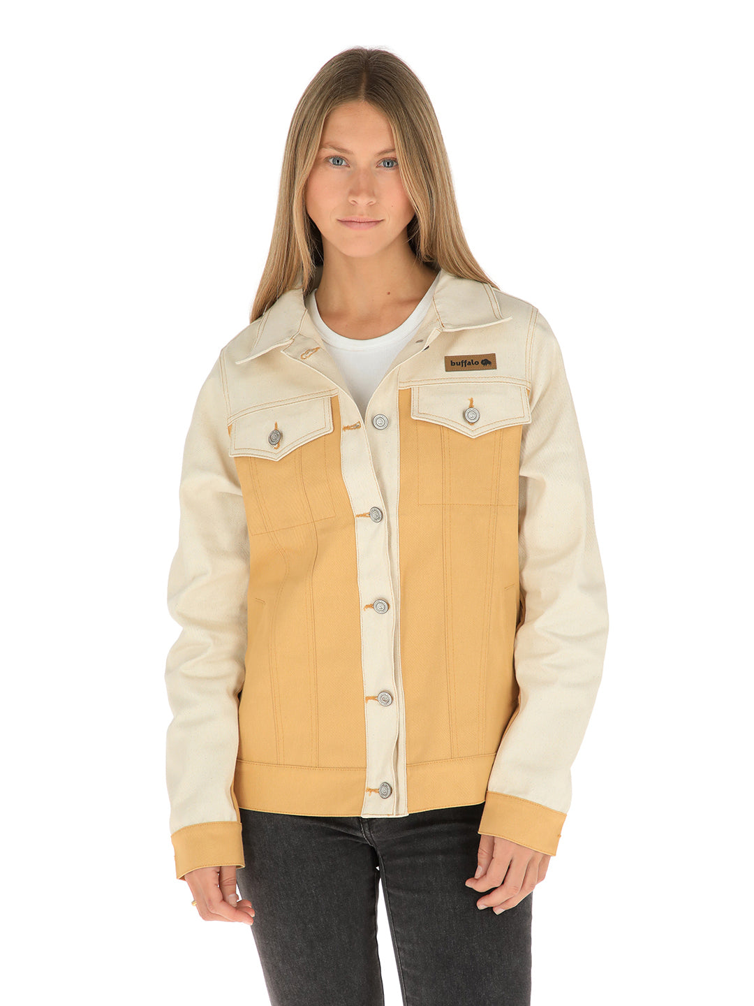 Chaqueta Ribazo Mujer - Mostaza