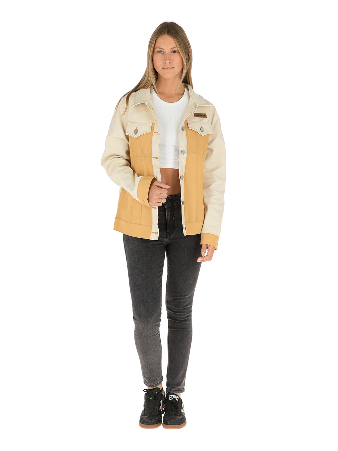 Chaqueta Ribazo Mujer - Mostaza