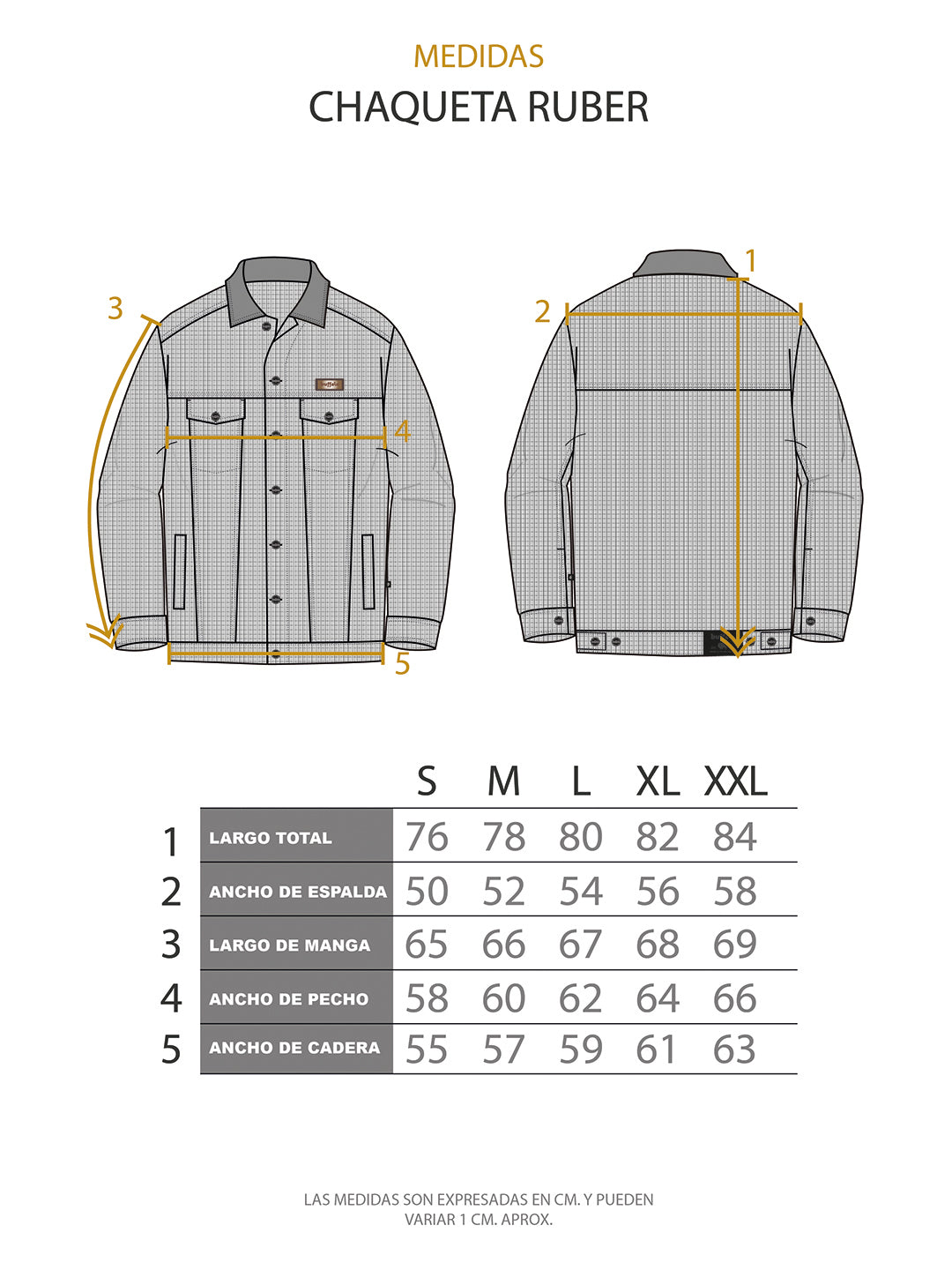 Chaqueta Ruber Hombre - Cafe