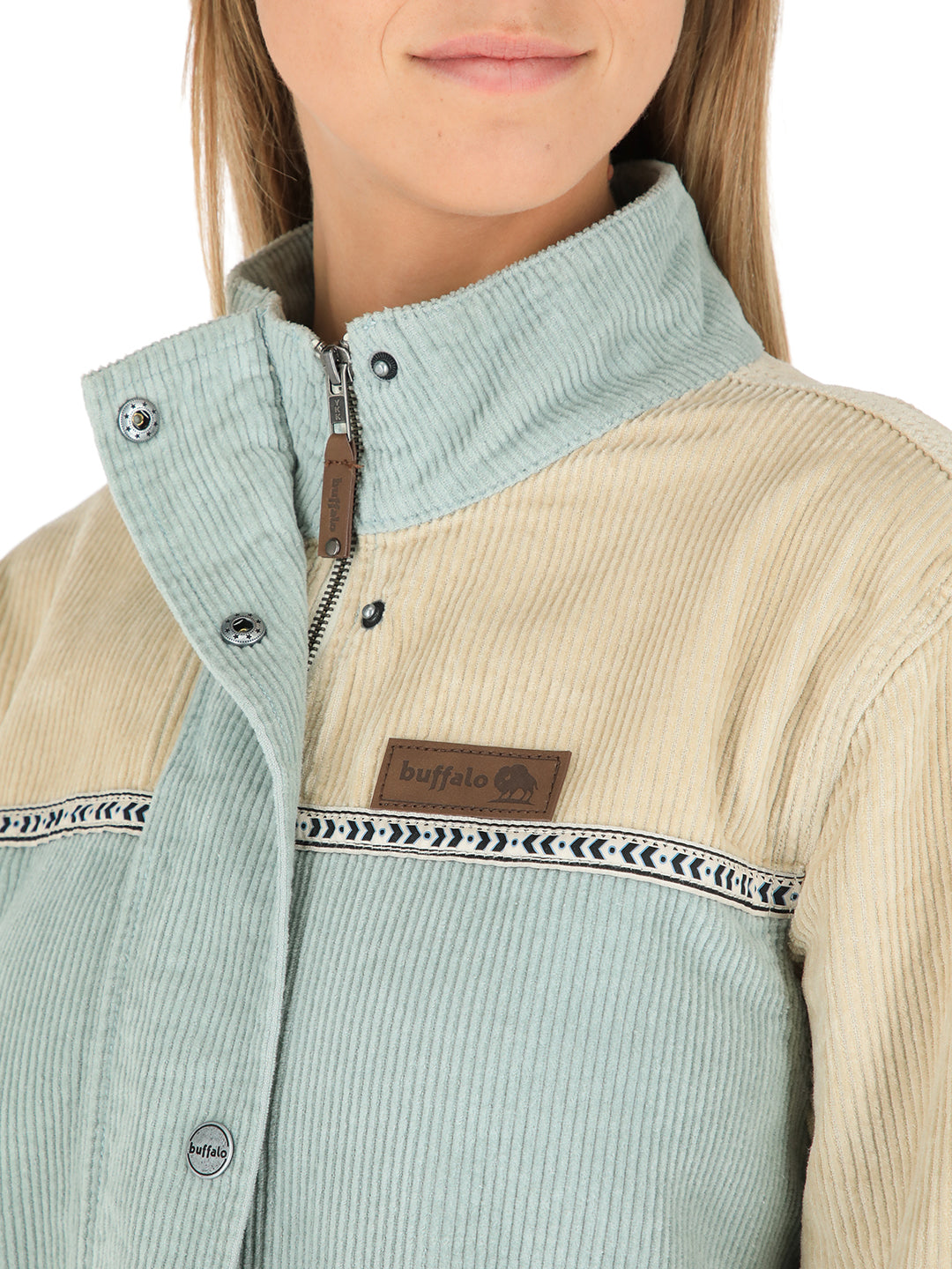 Chaqueta Teca Mujer - Celeste