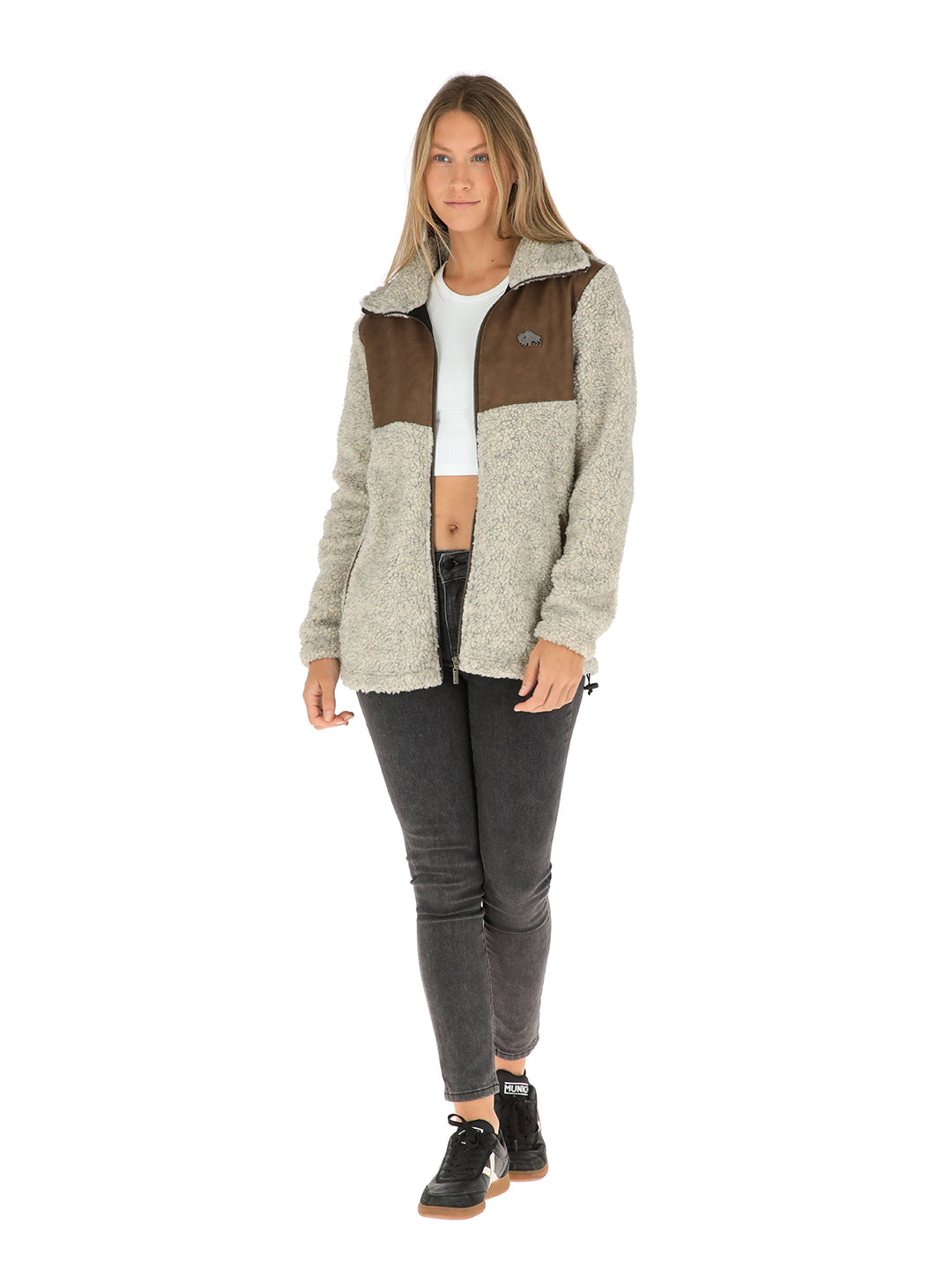 Chaqueta Terrain Mujer - Lana Jaspeado