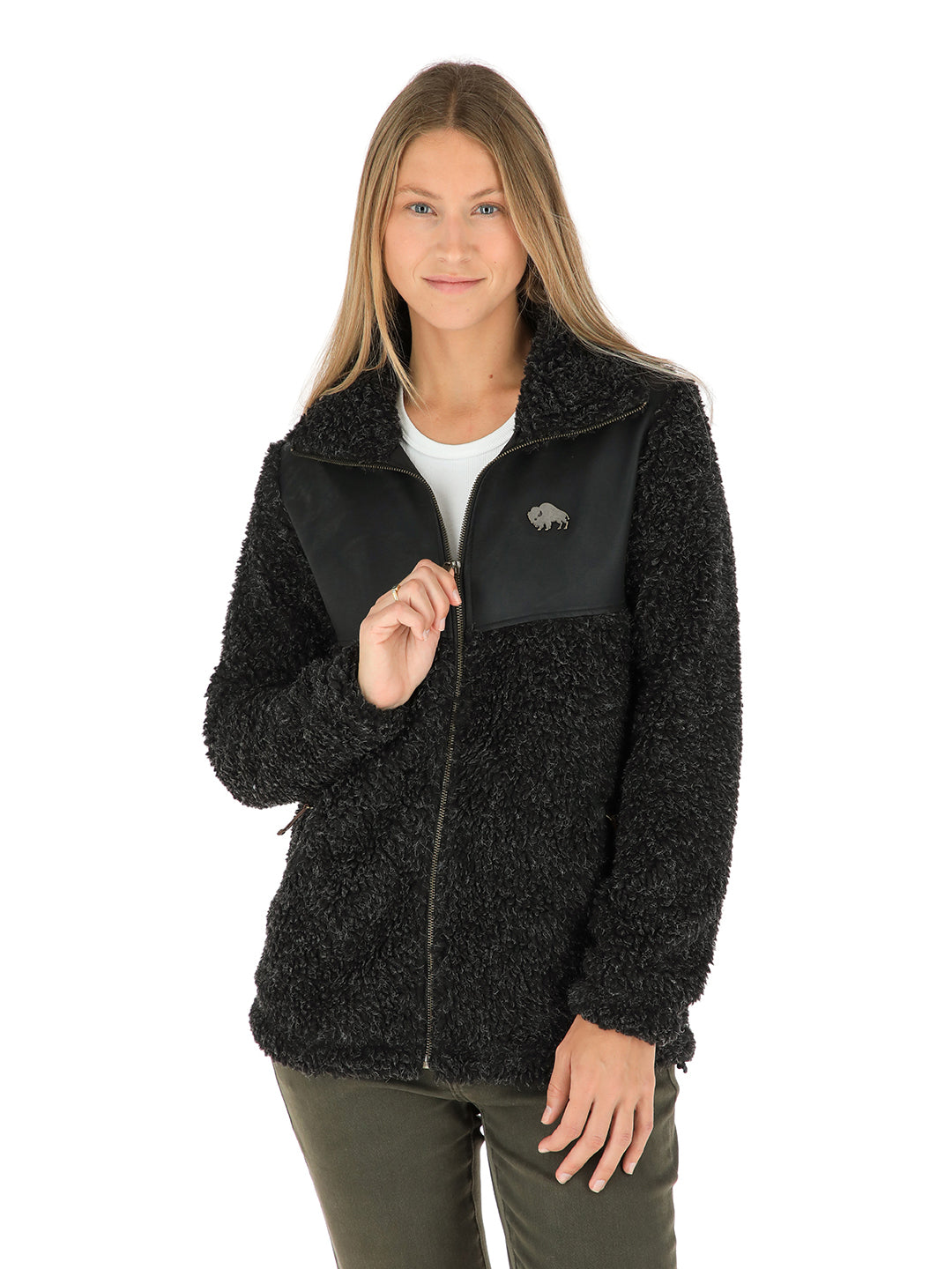 Chaqueta Terrain Mujer - Negro Jaspeado