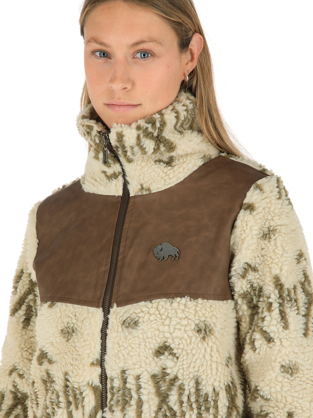 Chaqueta Terrain Mujer - Pattern Beige
