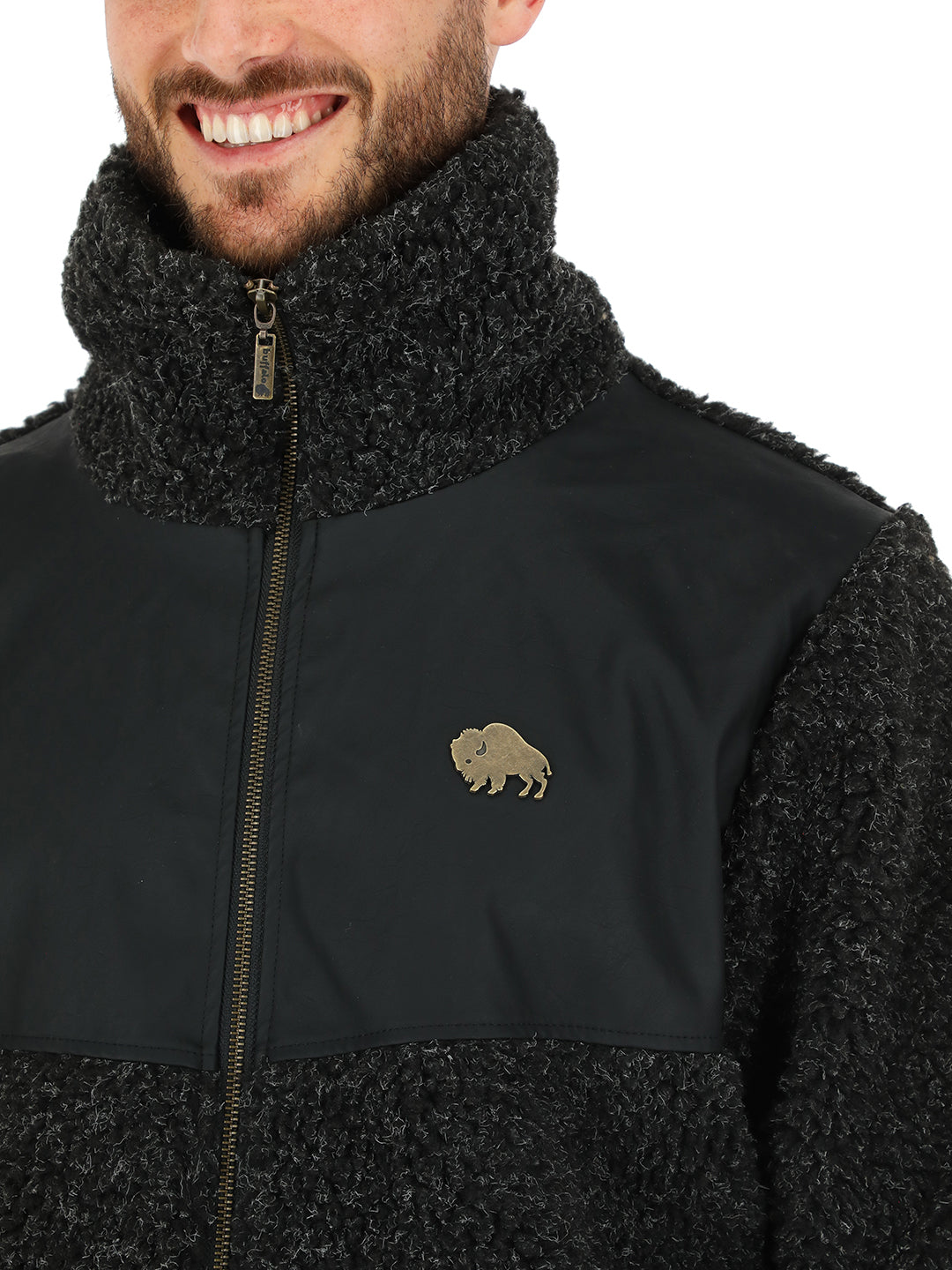Chaqueta Terrain Hombre - Negro Jaspeado