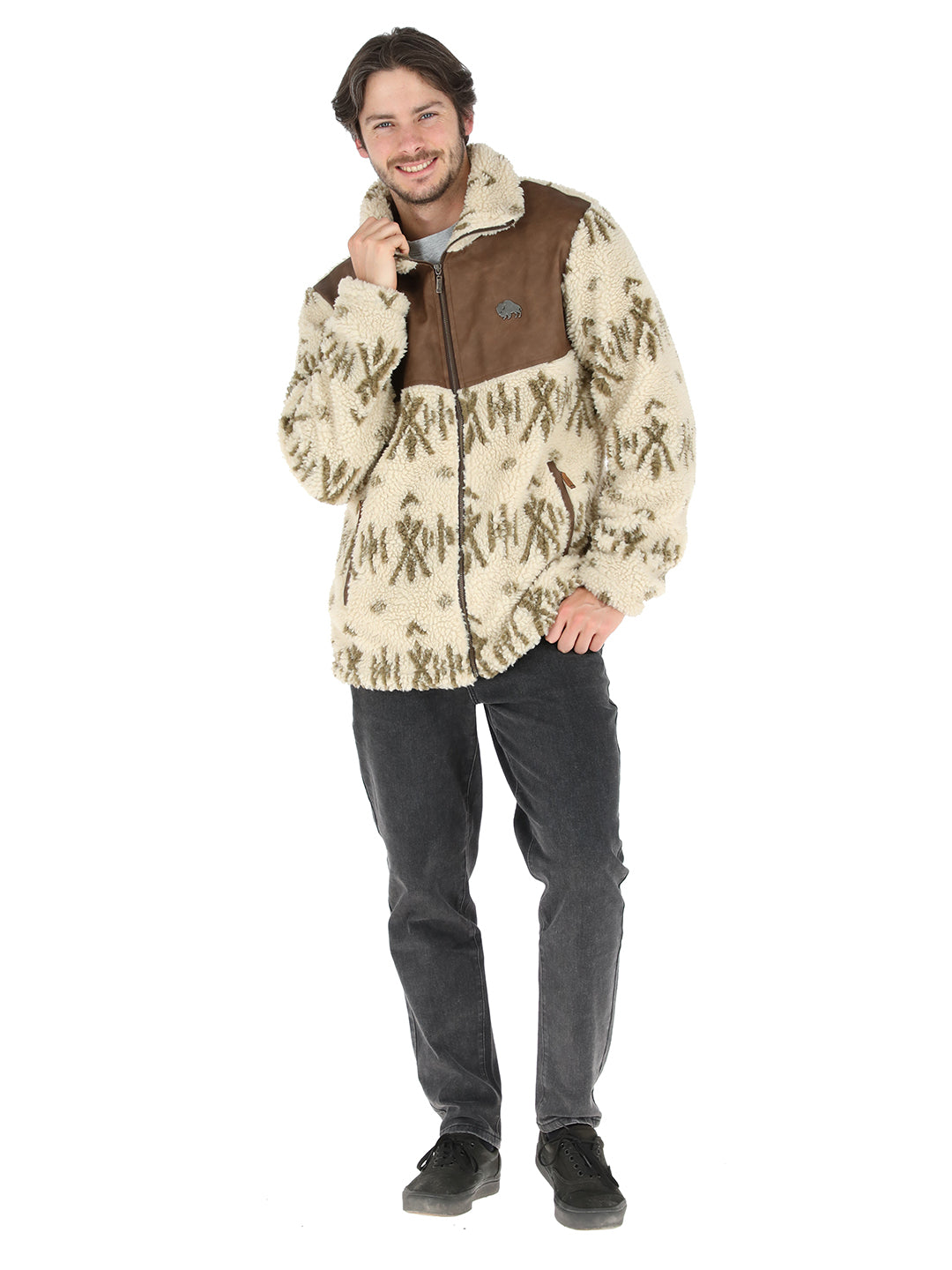 Chaqueta Terrain Hombre - Pattern Beige