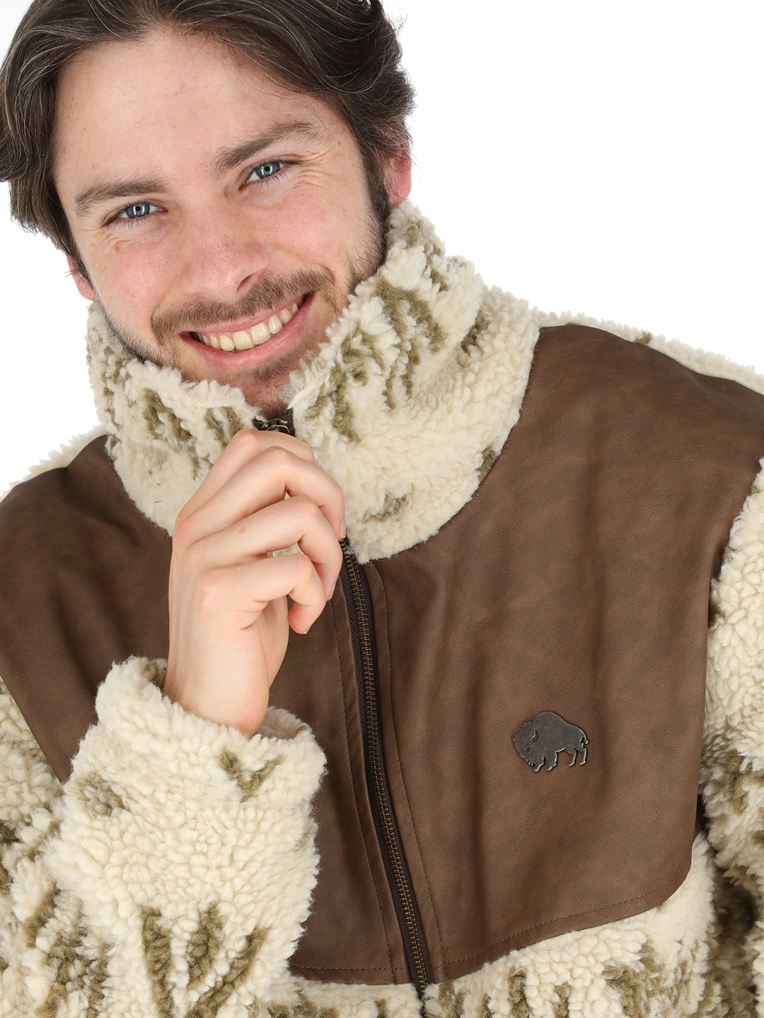 Chaqueta Terrain Hombre - Pattern Beige