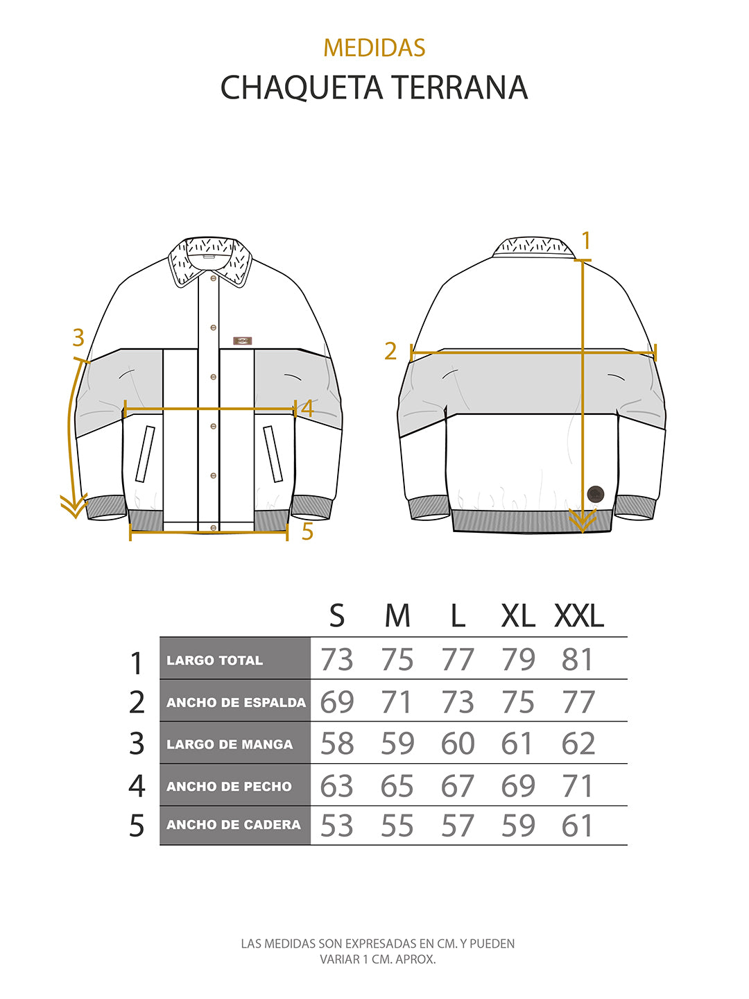 Chaqueta Terrana Hombre - Cafe
