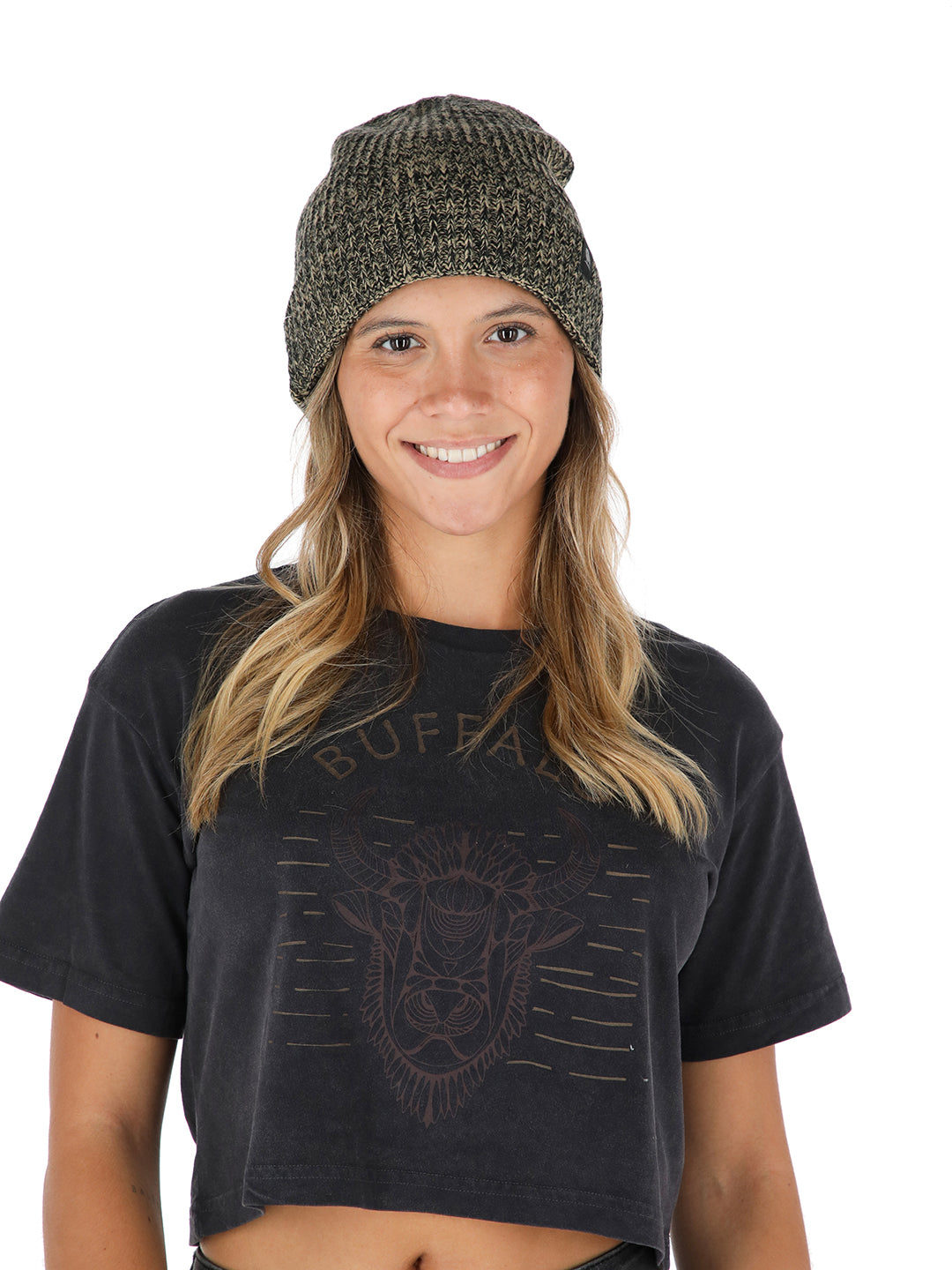Gorro Calafate - Beige Jaspeado