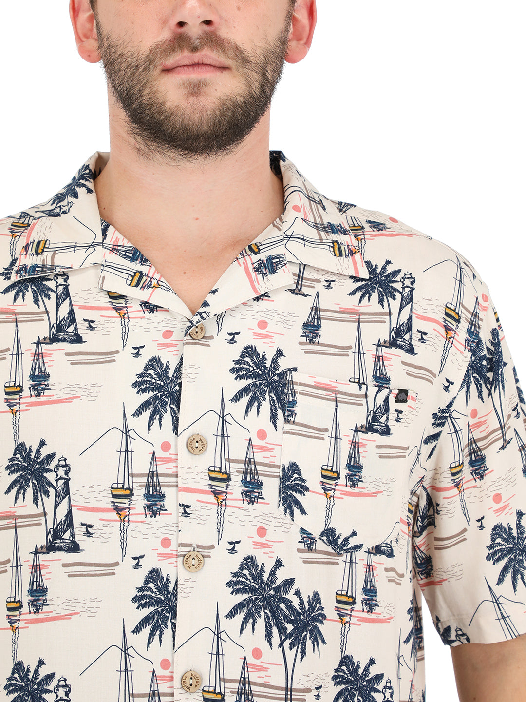 Guayabera Hombre - Beige