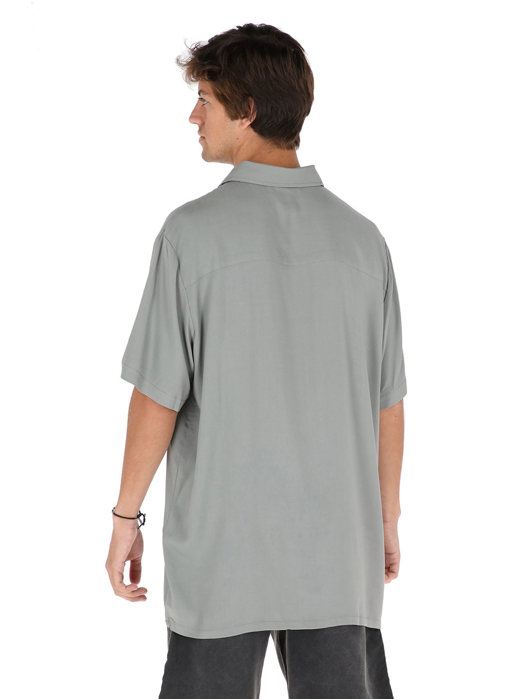 Guayabera Peteroa Hombre - Gris Claro