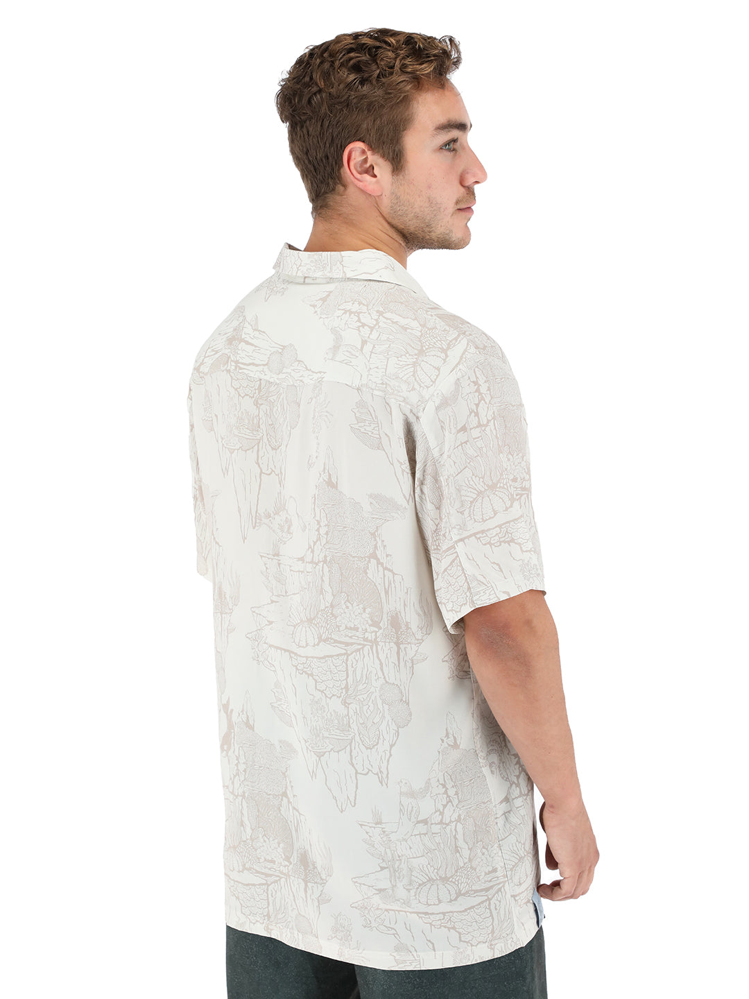 Guayabera Telle Hombre - Crudo