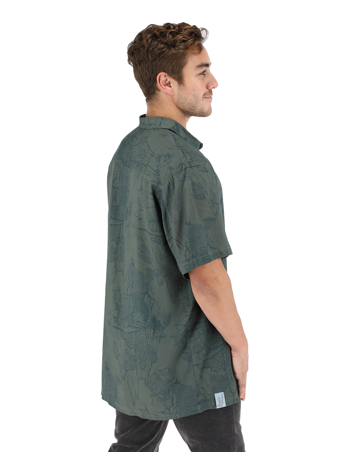 Guayabera Telle Hombre - Verde