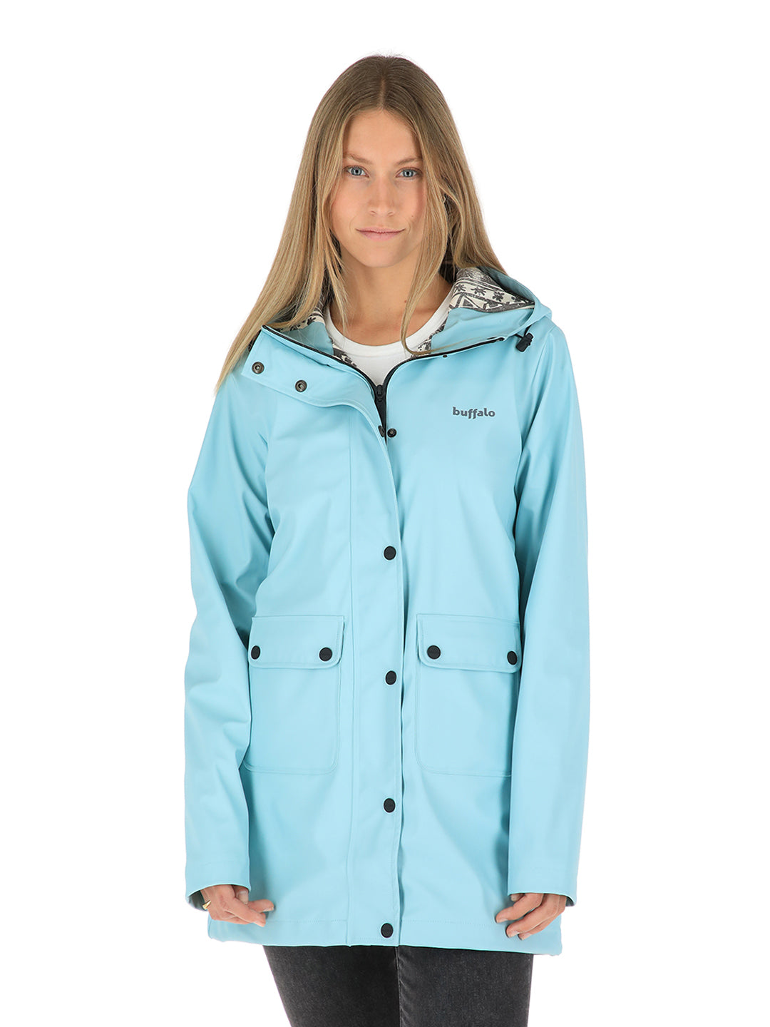 Impermeable Raincoat Mujer - Celeste