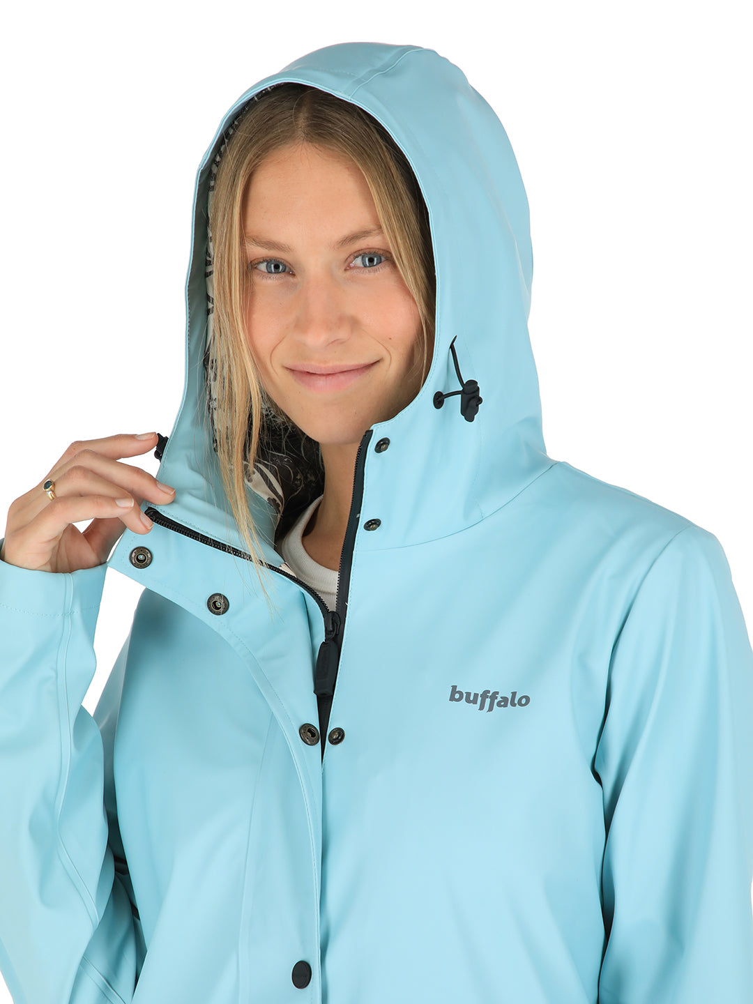 Impermeable Raincoat Mujer - Celeste