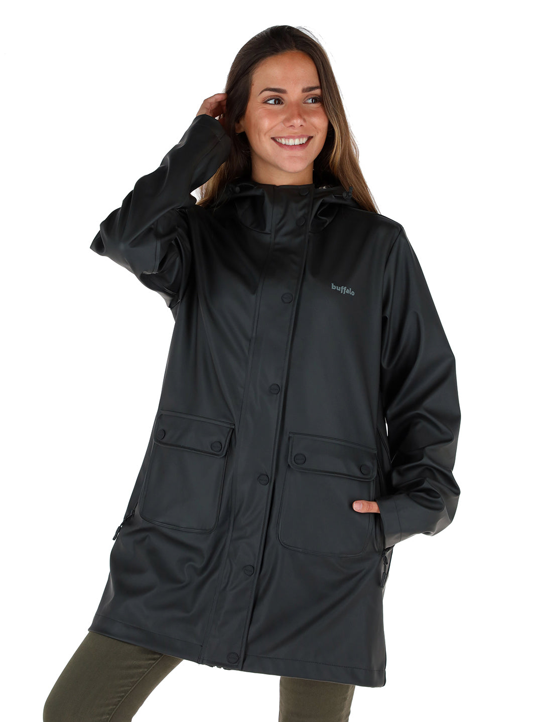 Impermeable Raincoat Mujer - Negro