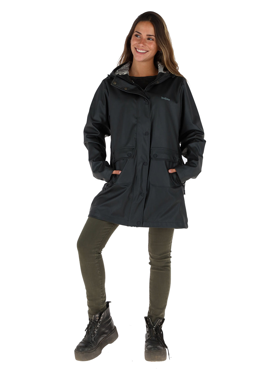 Impermeable Raincoat Mujer - Negro