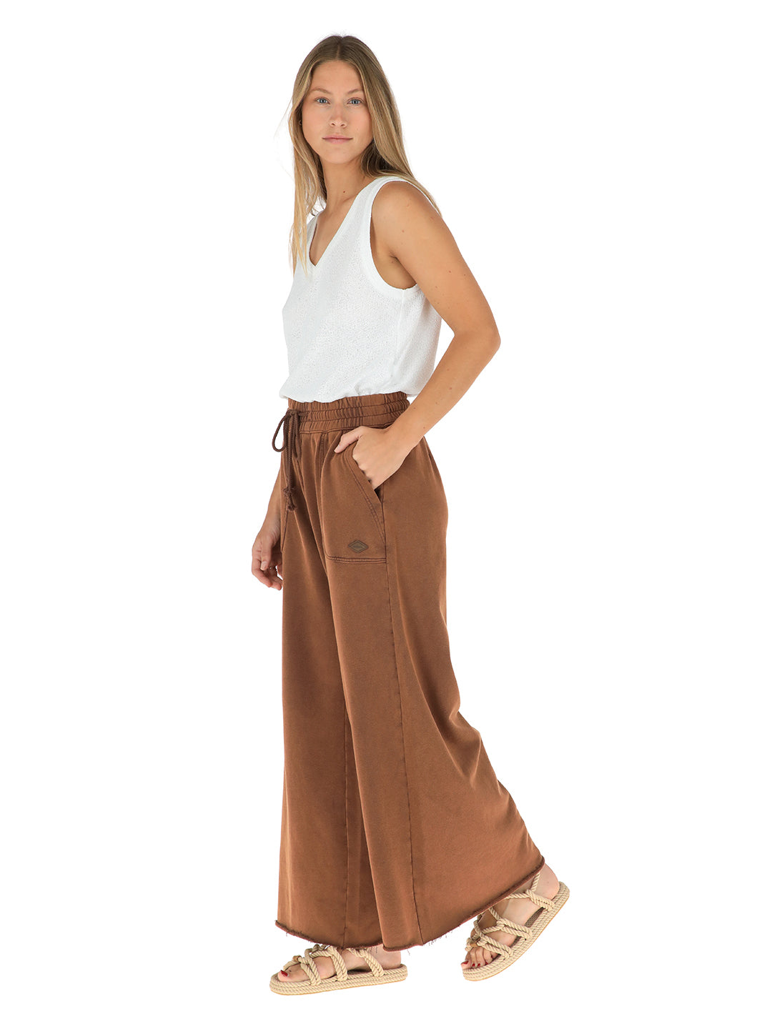 Pantalon Acacia Mujer - Cafe