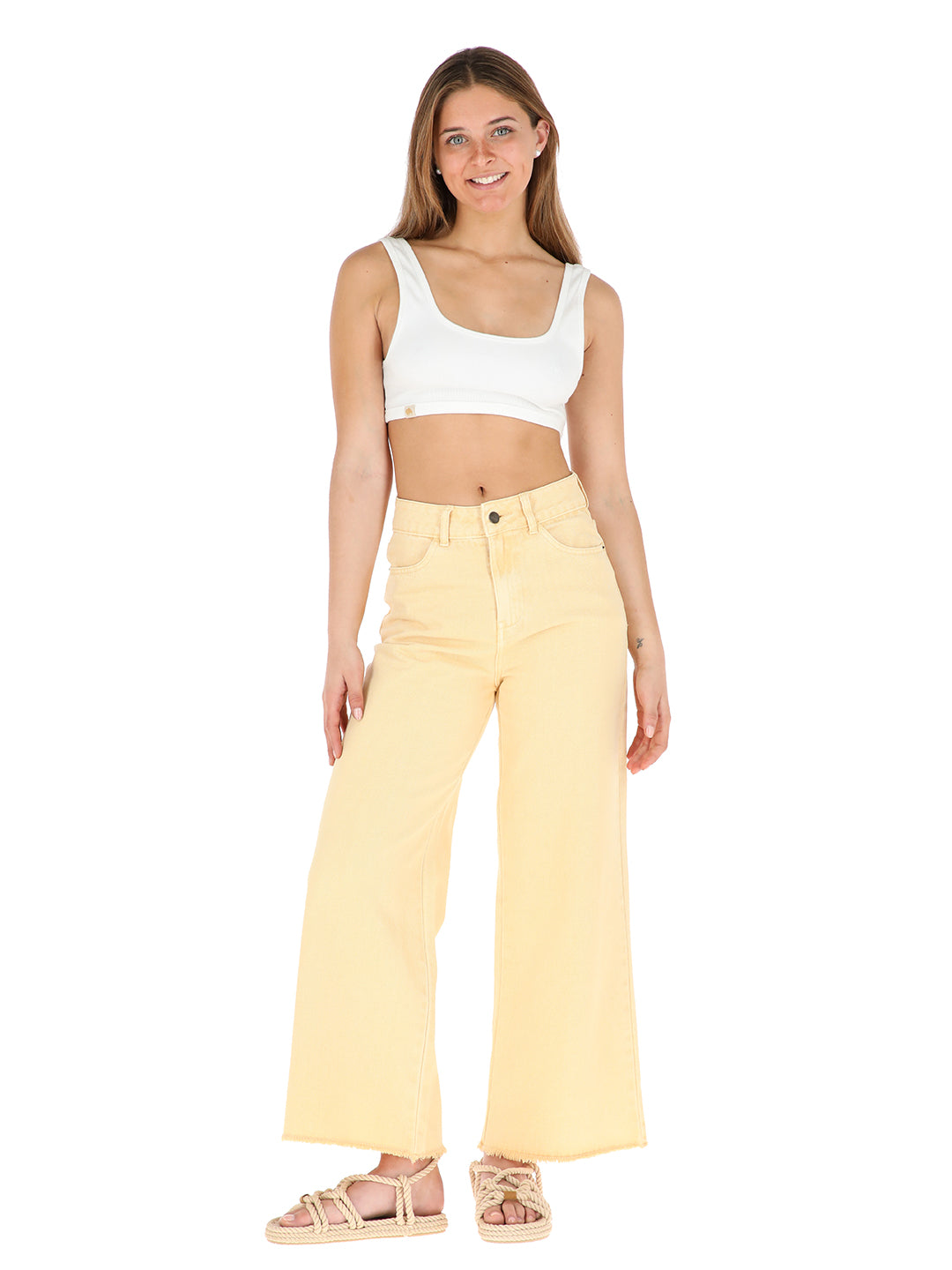 Pantalon Toromiro Mujer - Amarillo