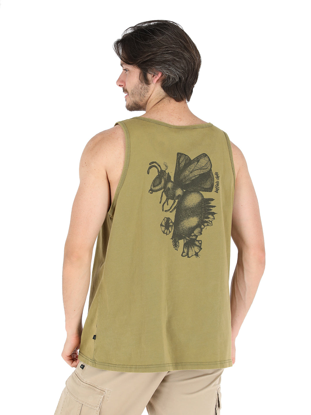 Polera Abejorro Hombre - Verde