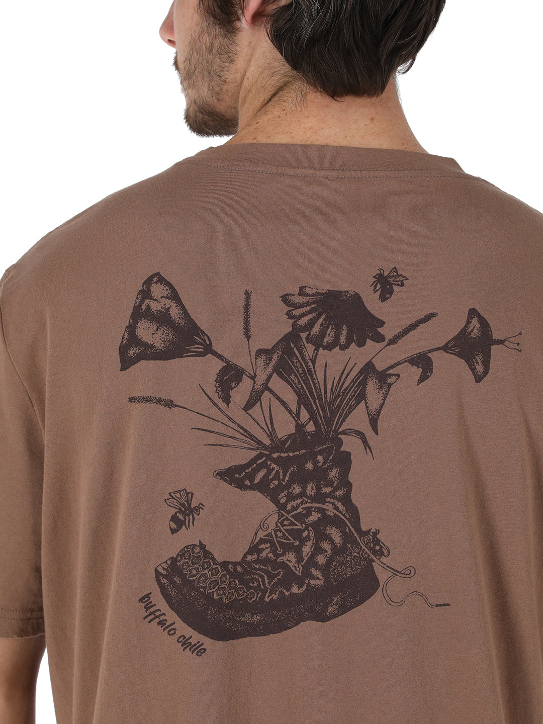 Polera Api Hombre - Cafe