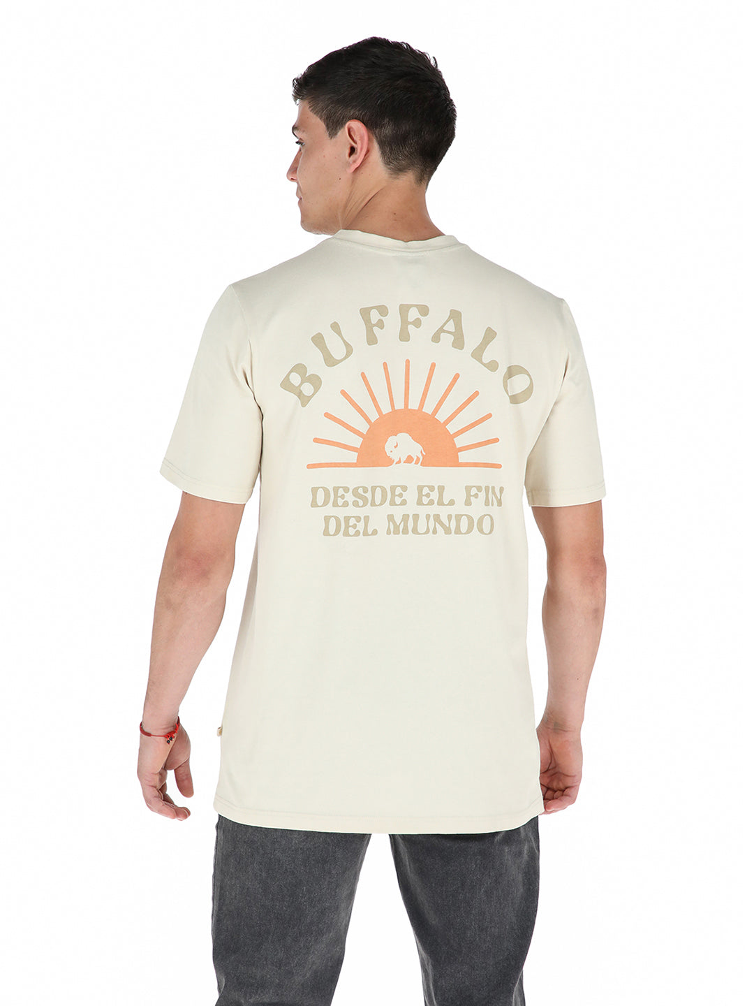 Polera Atardecer Hombre - Beige