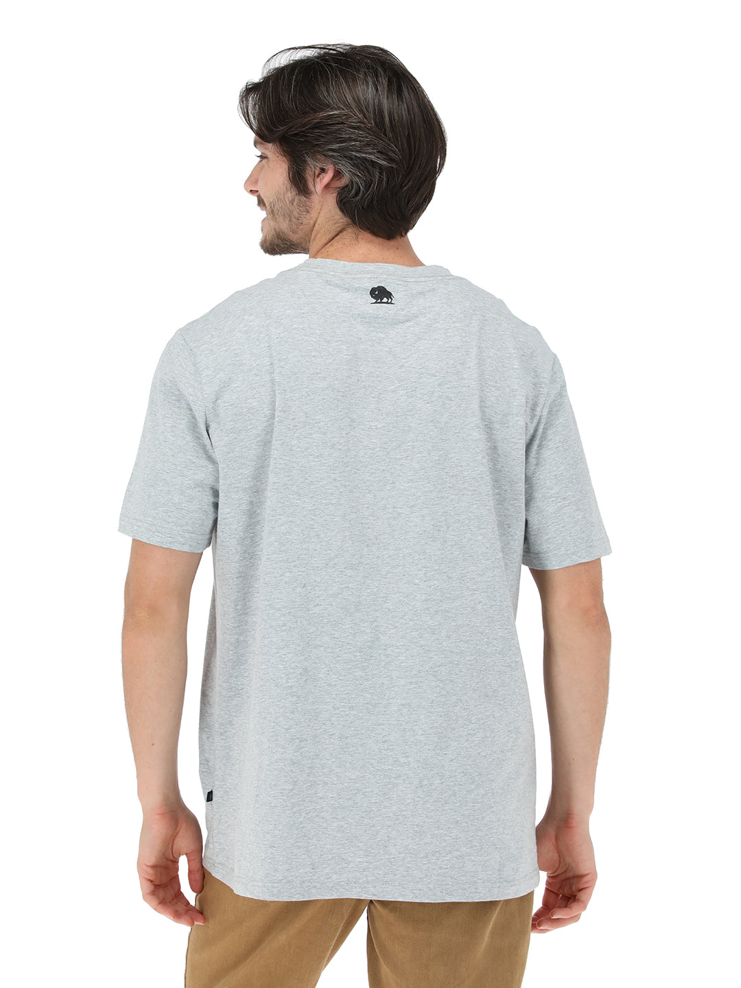 Polera Buffalo Panal Hombre - Gris