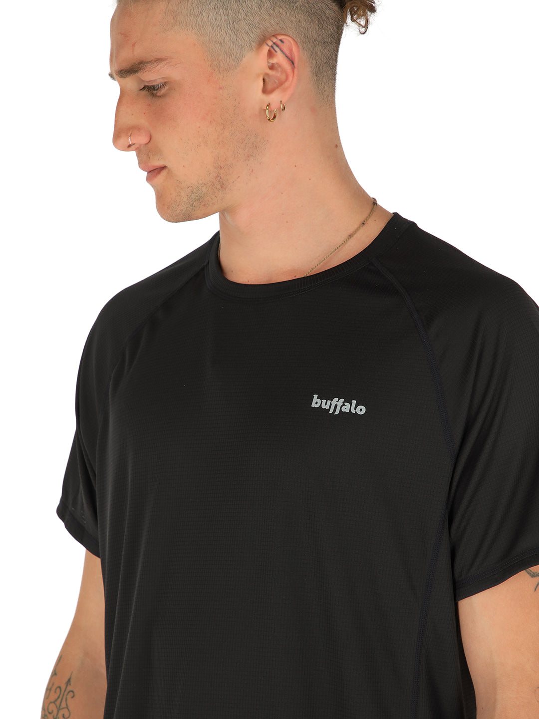 Polera Cernicalo Hombre - Negro