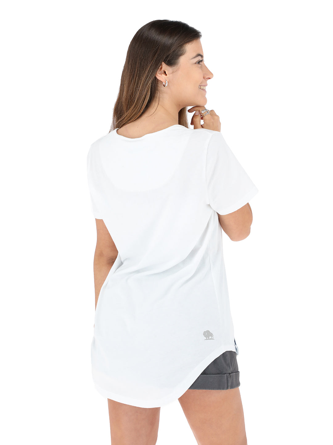 Polera Cliso Picuda Mujer - Blanco