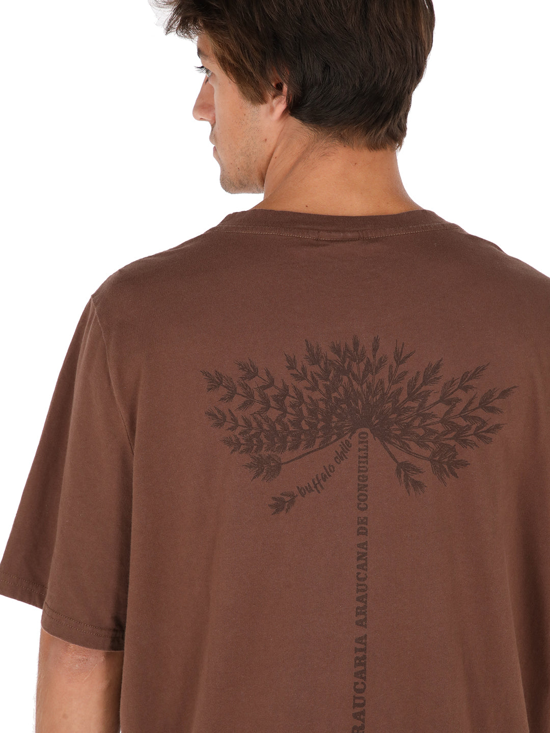 Polera Conguillio Hombre - Cafe
