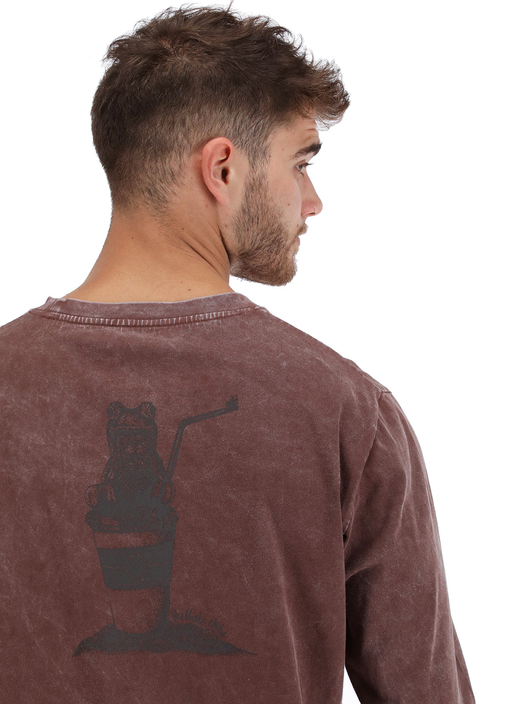 Polera Darwin Hombre - Burdeo