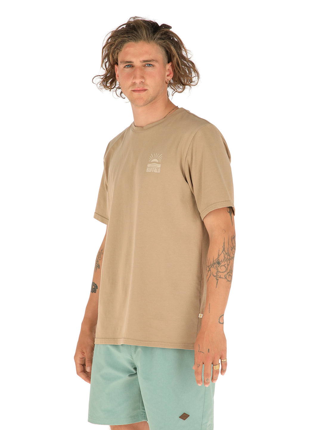 Polera Enebro Hombre - Beige