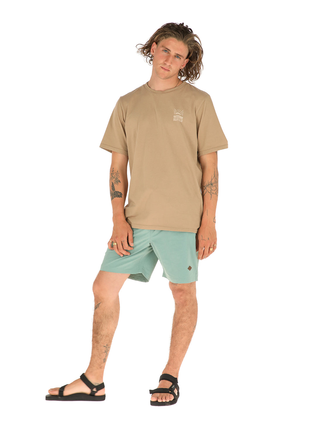 Polera Enebro Hombre - Beige