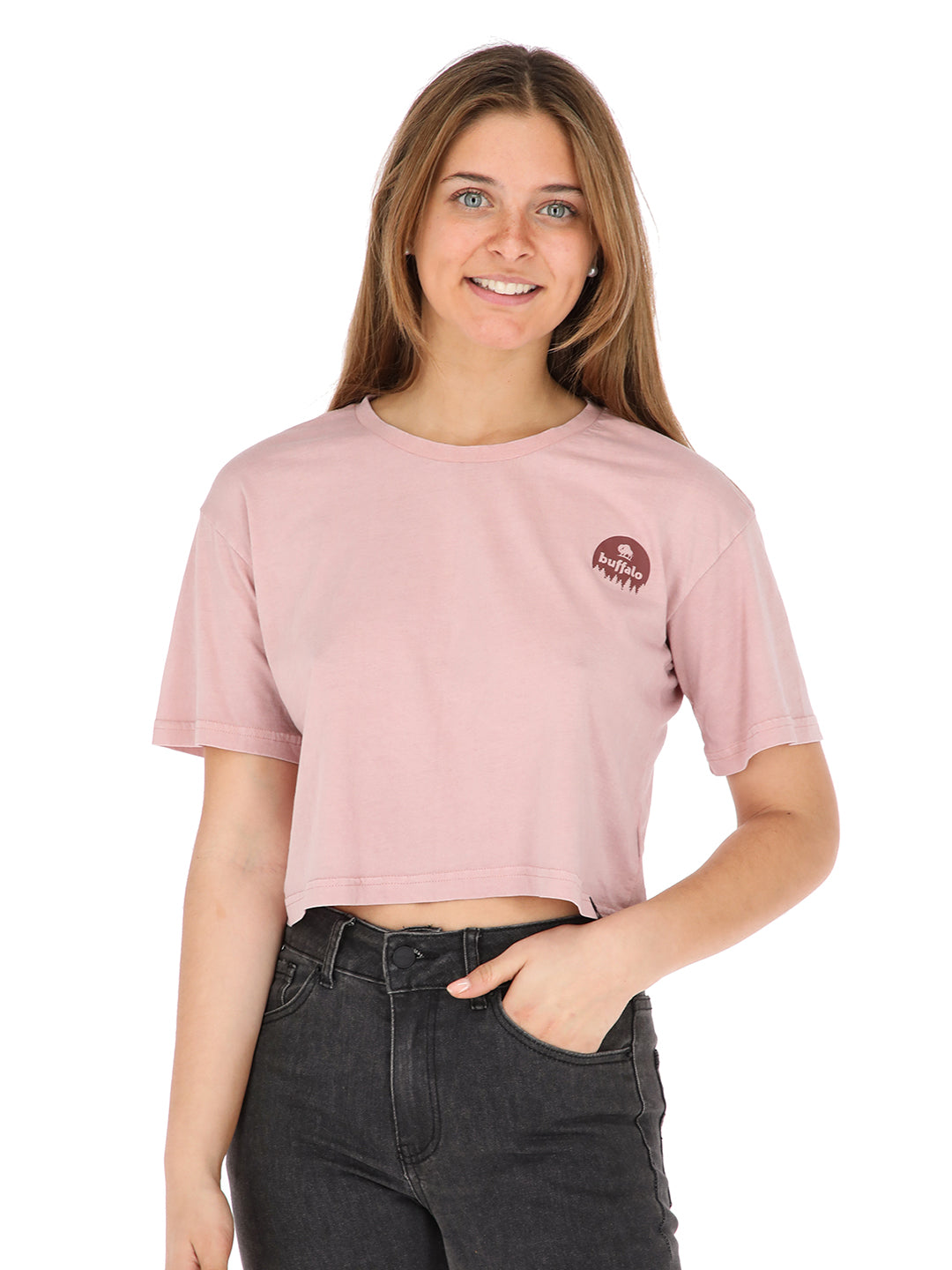 Polera Manga Corta Mujer - Rosado